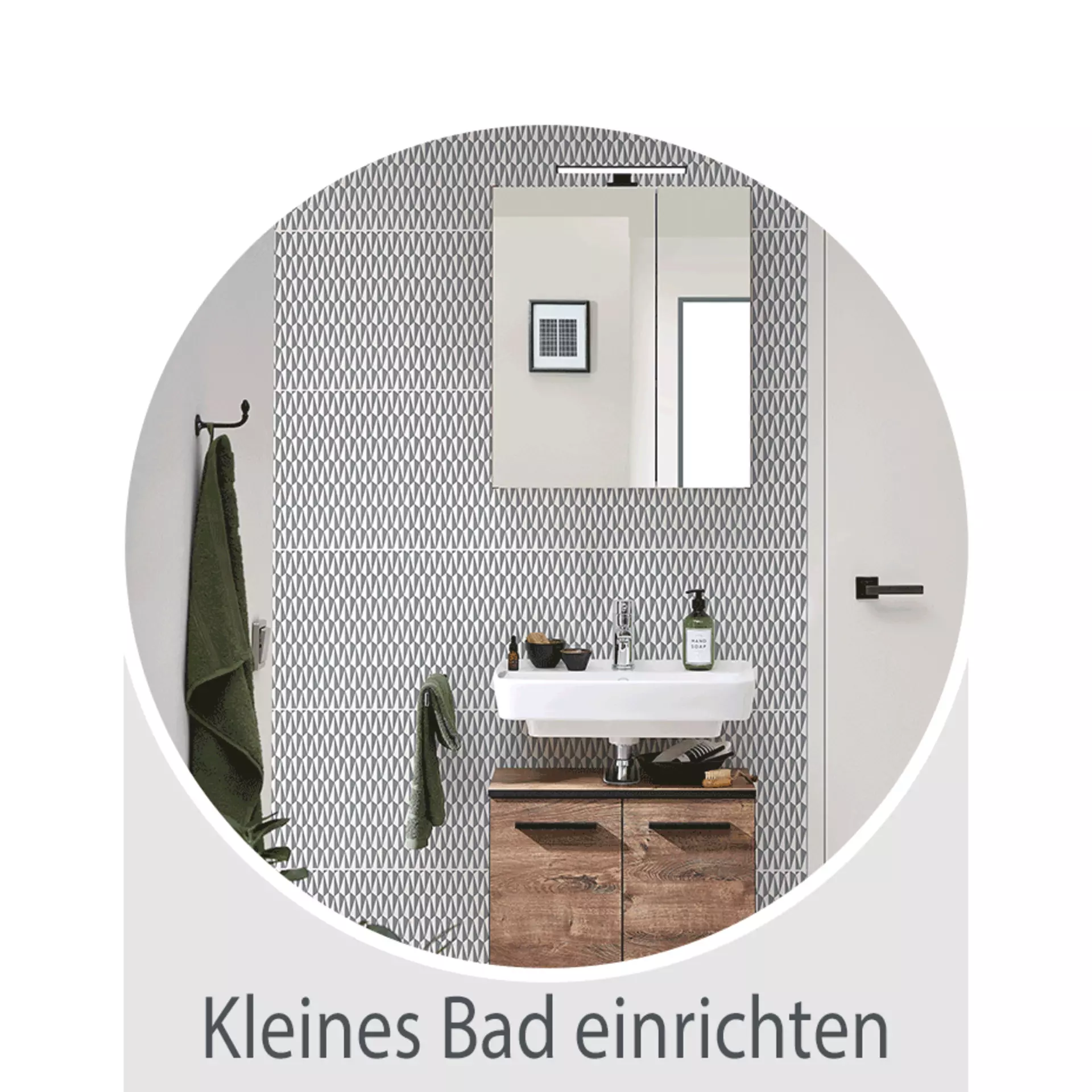 Zur Inspirationsseite "Kleines Bad einrichten" | Möbel Inhofer