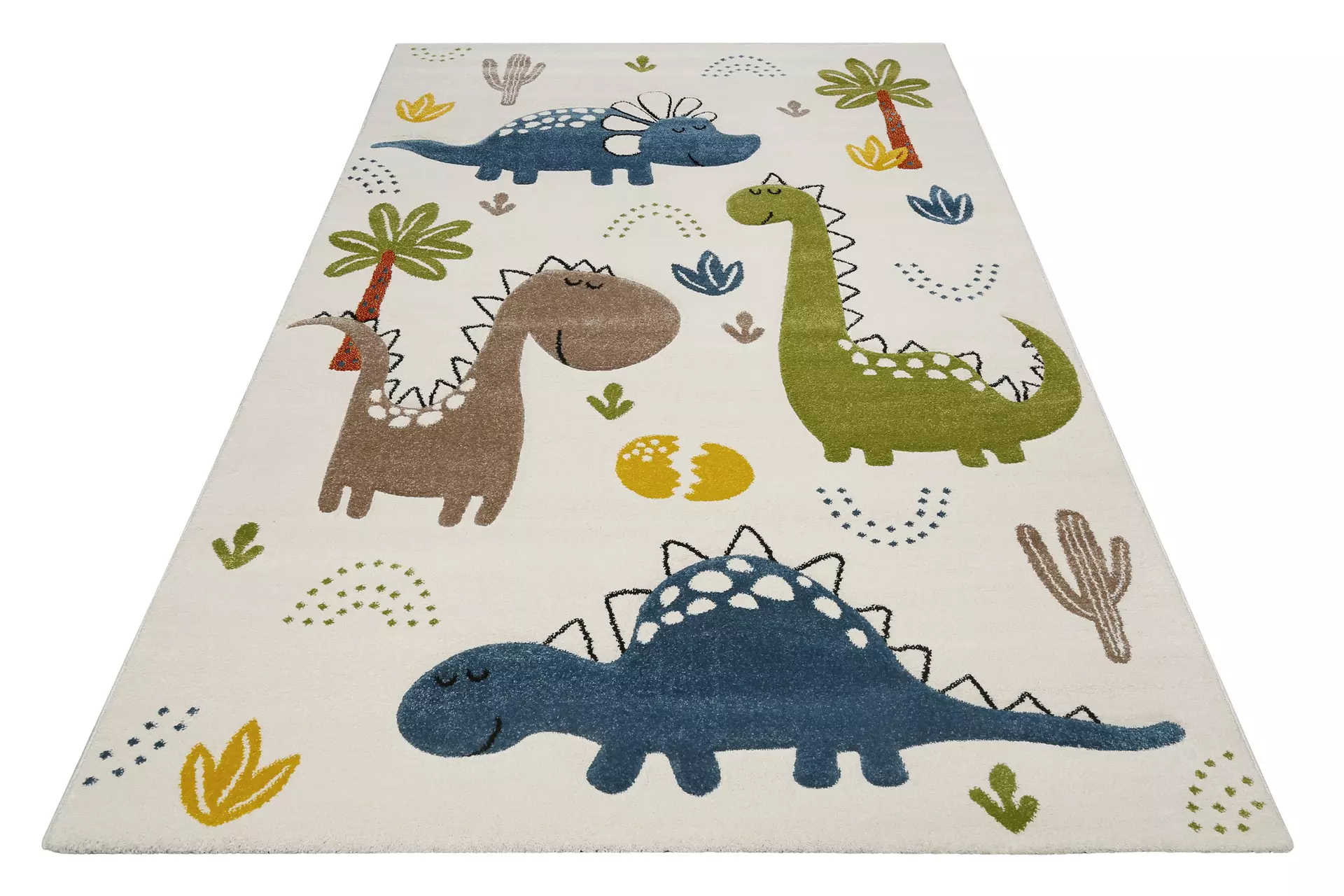 Kinderteppich Dino & Friends Smart Kids Textil 80 x 1 x 150 cm