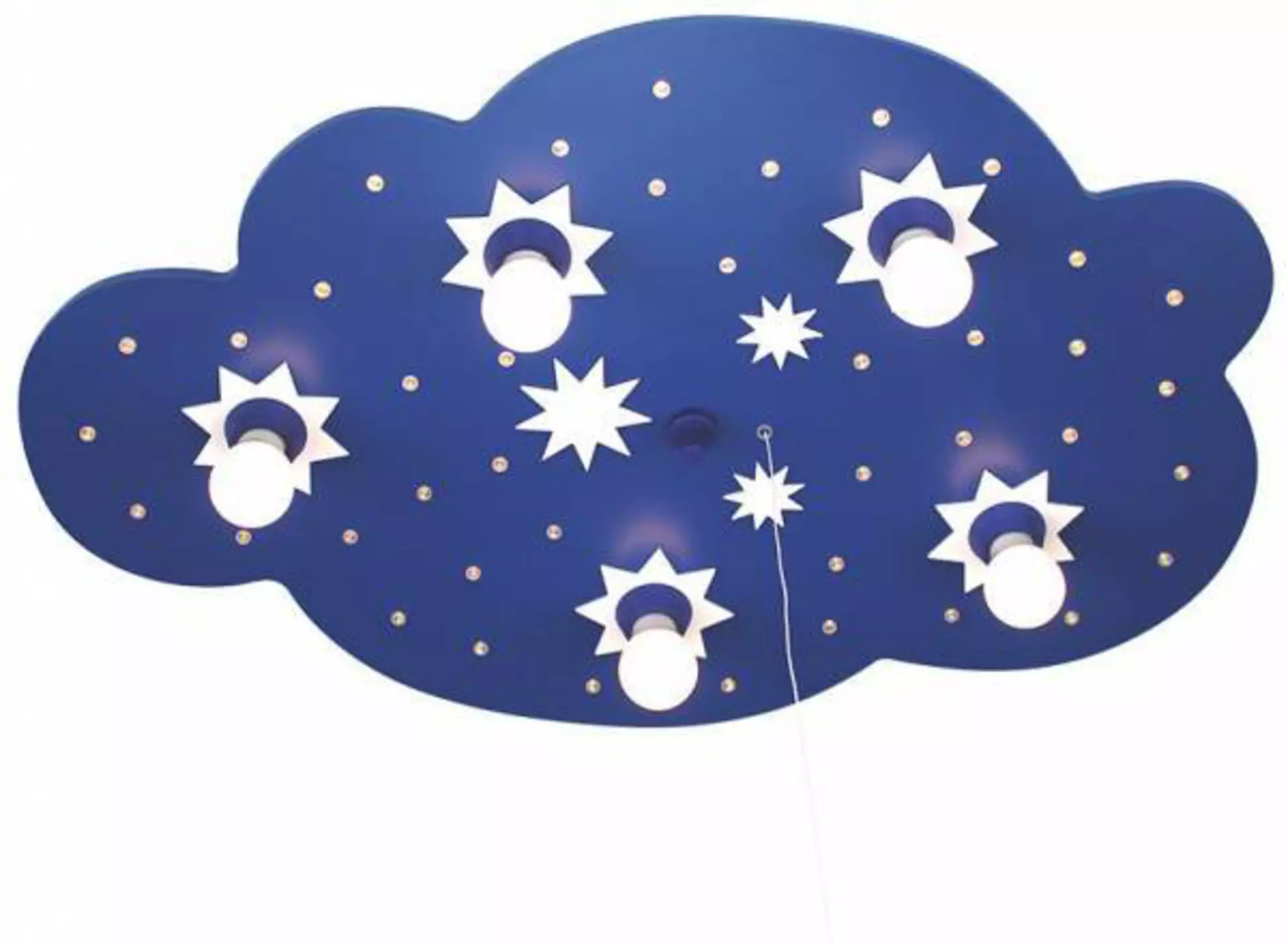 Deckenleuchte Sternenwolke Elobra Holz 75 x 7 x 50 cm