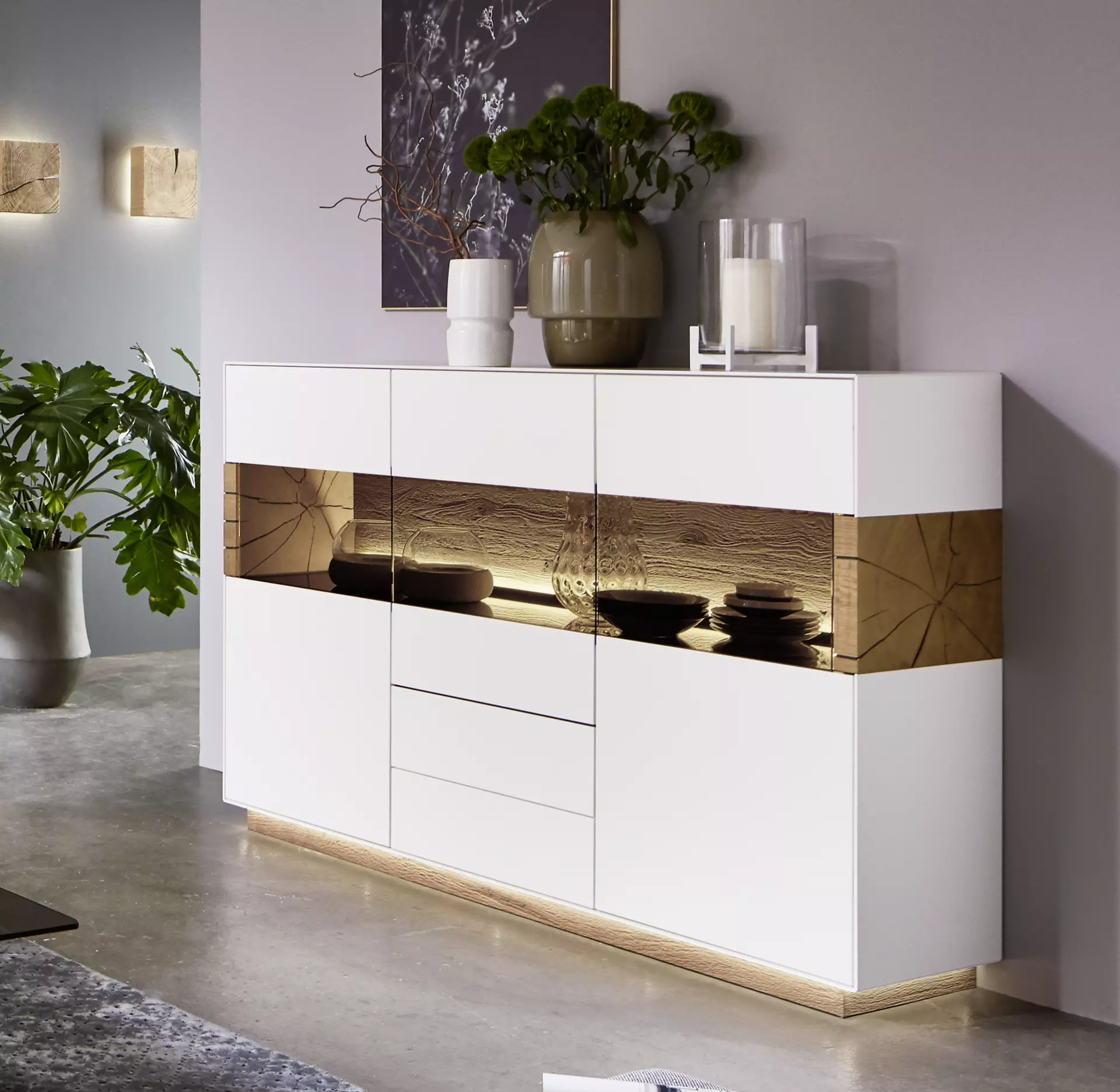 Highboard BENJO Hartmann - Massivholzmöbel Holz 44 x 116 x 170 cm