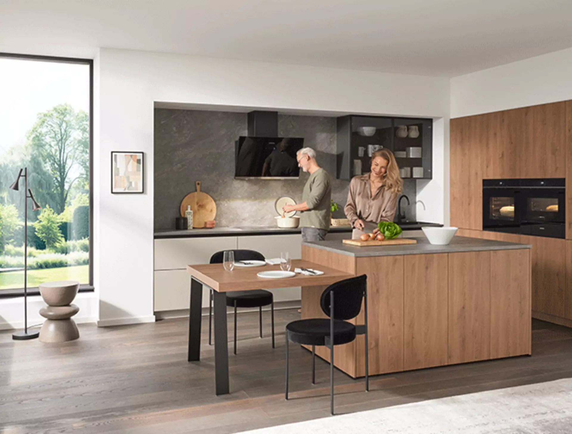 Wohnküche - Kochen und Essen bestens zusammengestellt