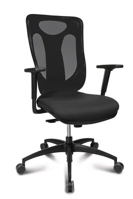 2. Bild von Drehstuhl Kunststoff schwarz Topstar