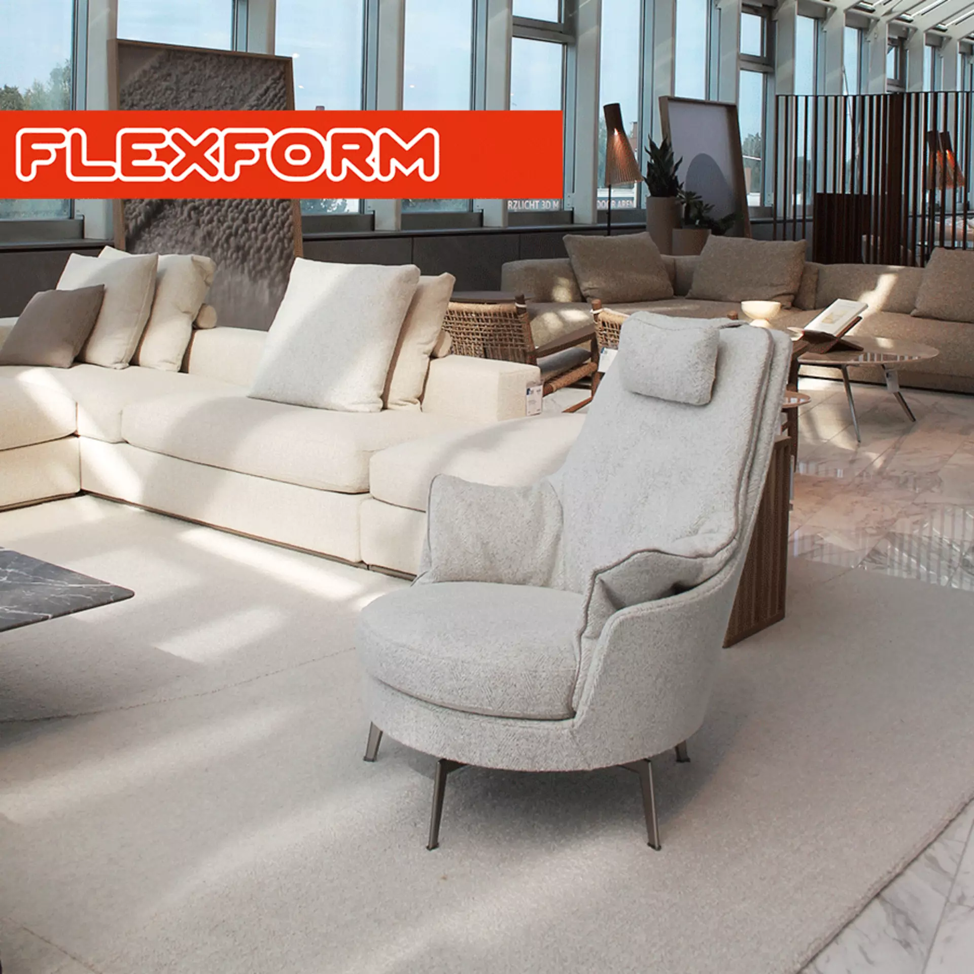 Interni Marke des Monats Oktober: Flexform. Jetzt klicken und entdecken!