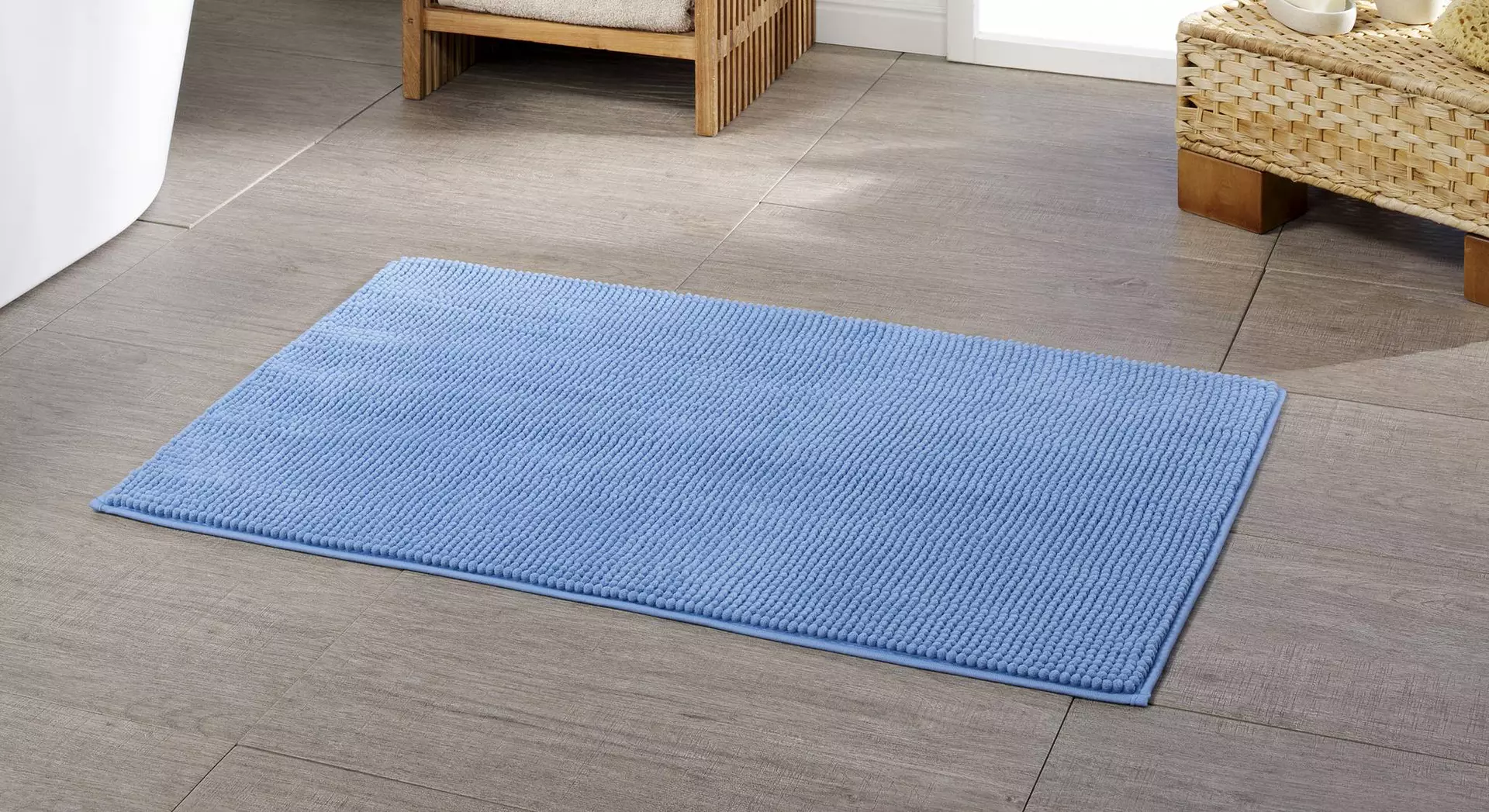 Badteppich Chenille Ambiente Trendlife Textil 60 x 100 cm