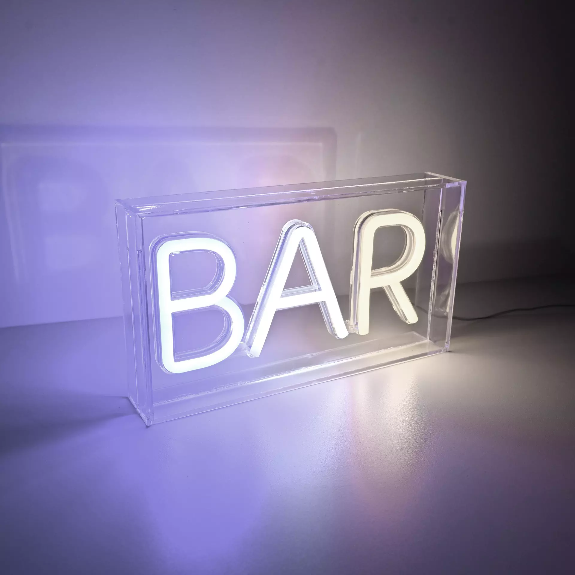 Dekorationsleuchte NEON-BAR JUST LIGHT Kunststoff 23 x 12 x 4 cm