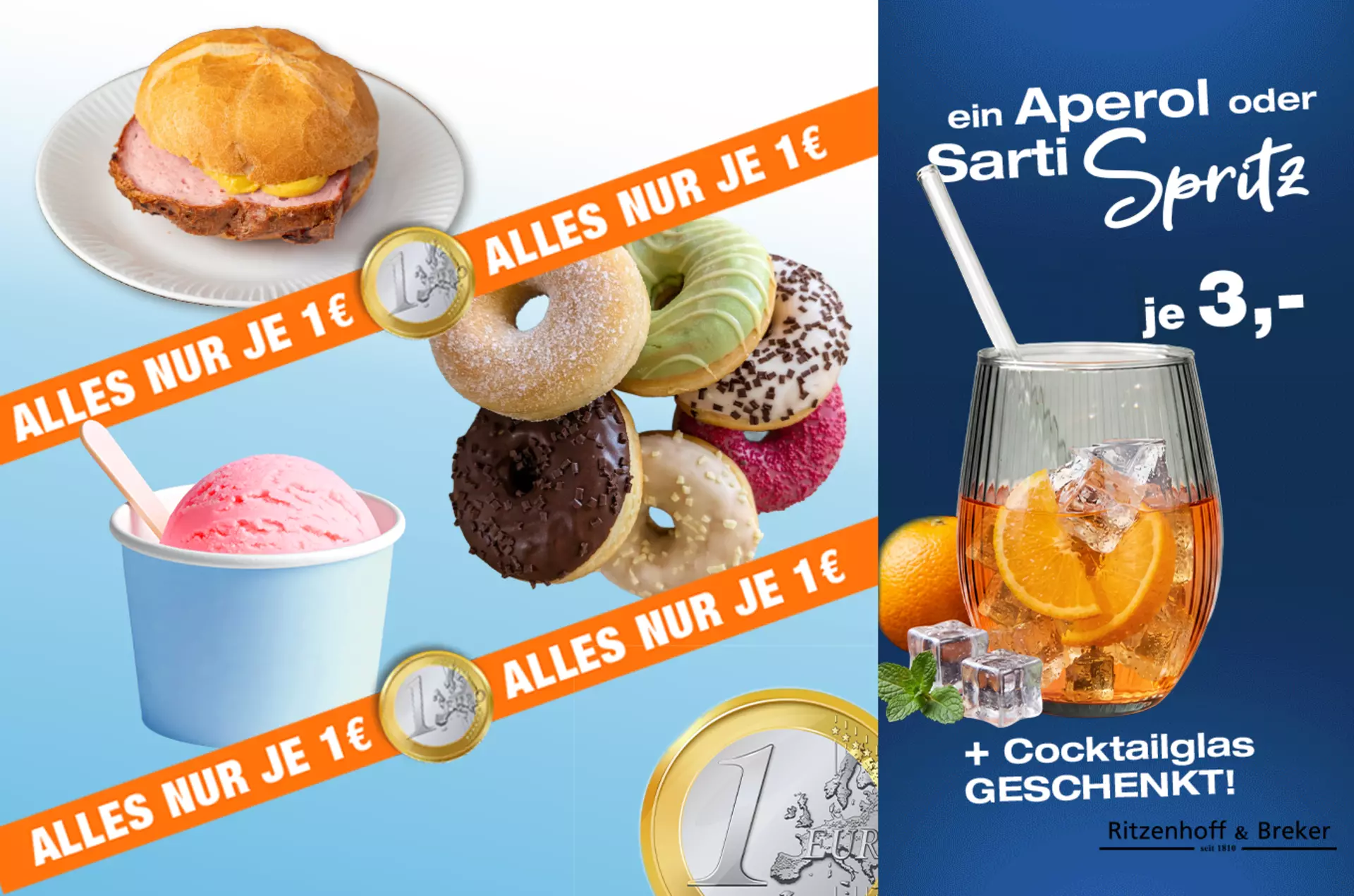 Angebots-Karte im MegaIn Bistro