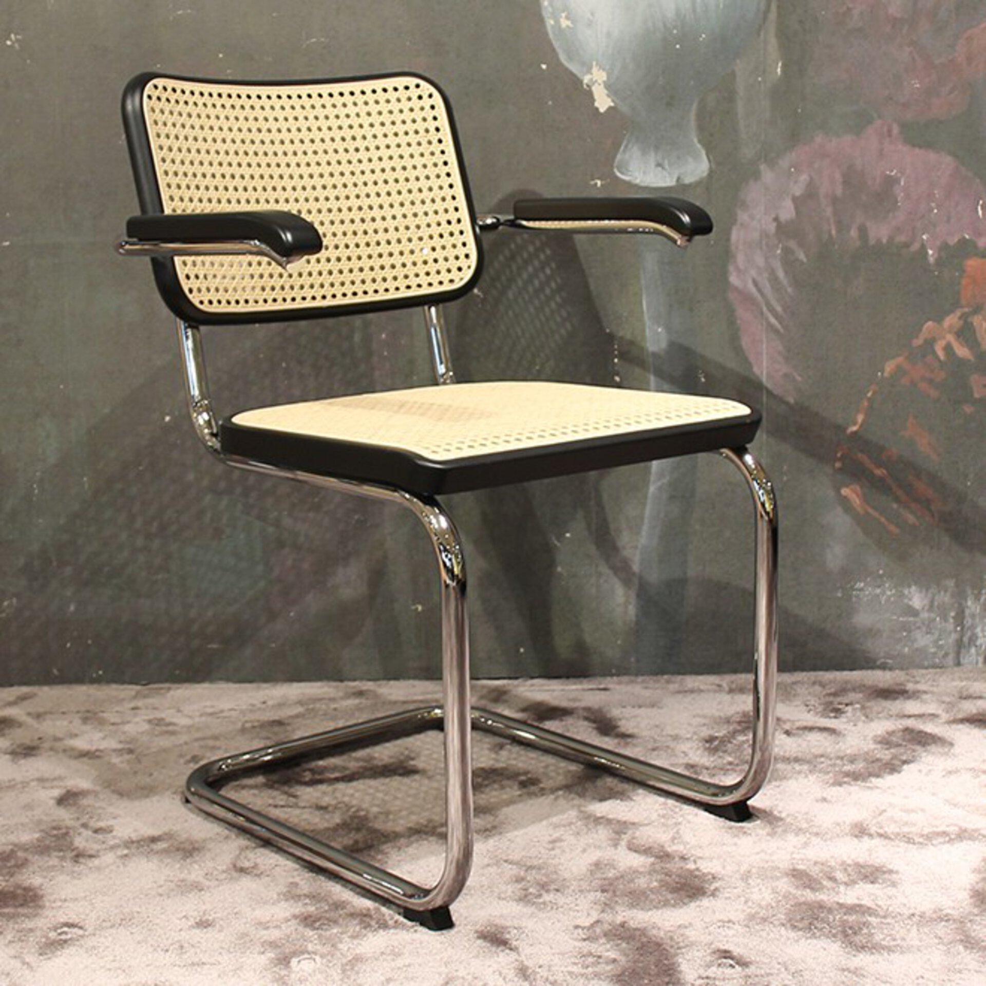 Der Designer Stuhl S64V von Thonet