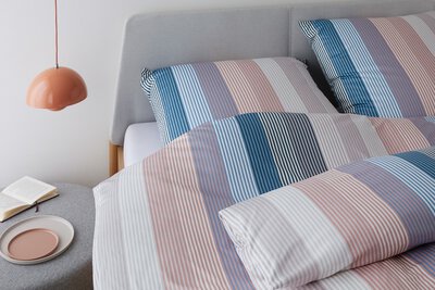 2. Bild von Jersey-Bettwäsche Elegante rosa