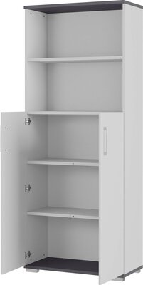 3. Bild von Aktenschrank grau Holzwerkstoff