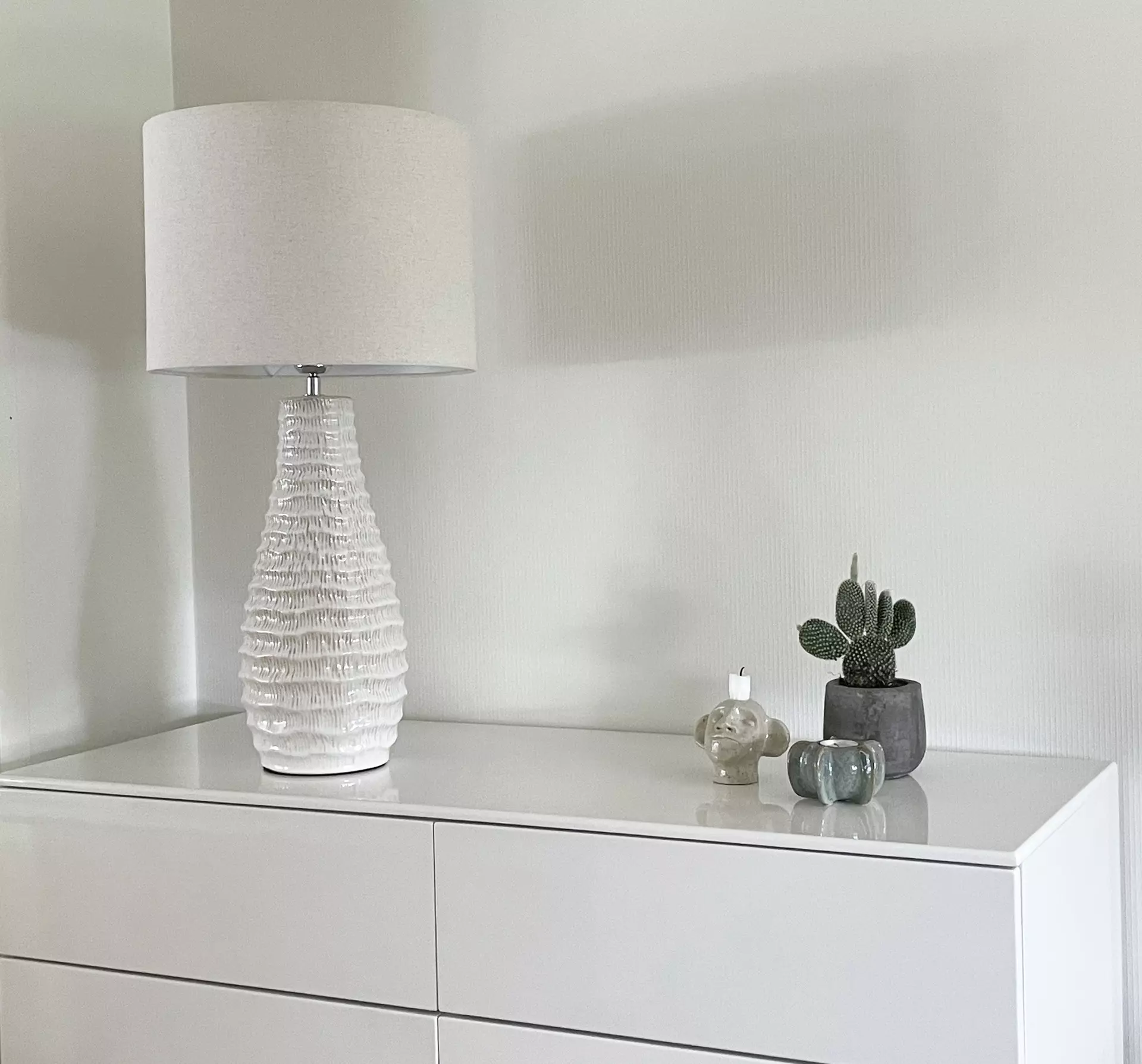 Tischleuchte BARTHA BY RYDENS Naturmaterialien 38 x 74 x 38 cm