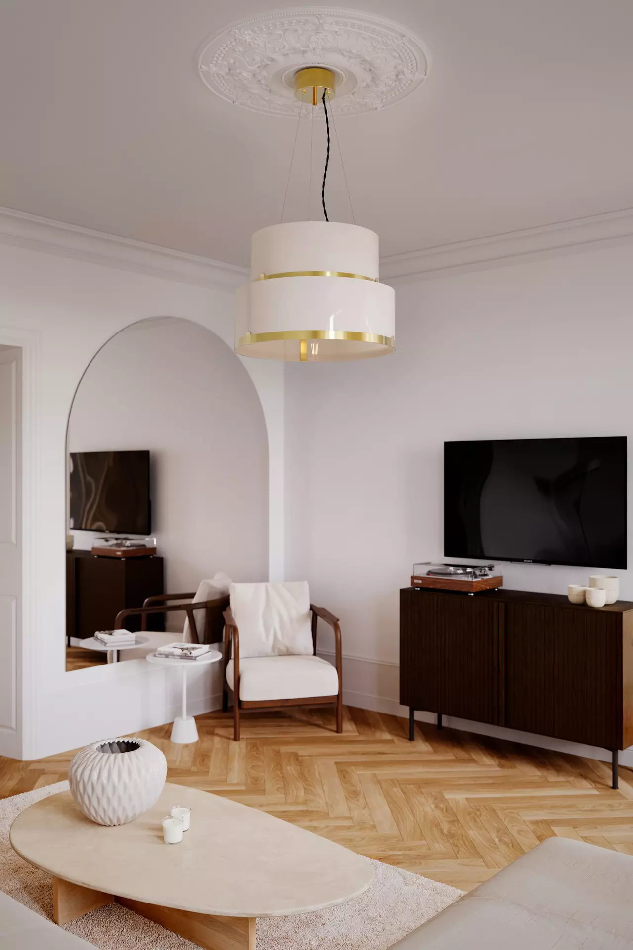 Hängeleuchte MARCEL BY RYDENS Metall 50 x 35 x 50 cm