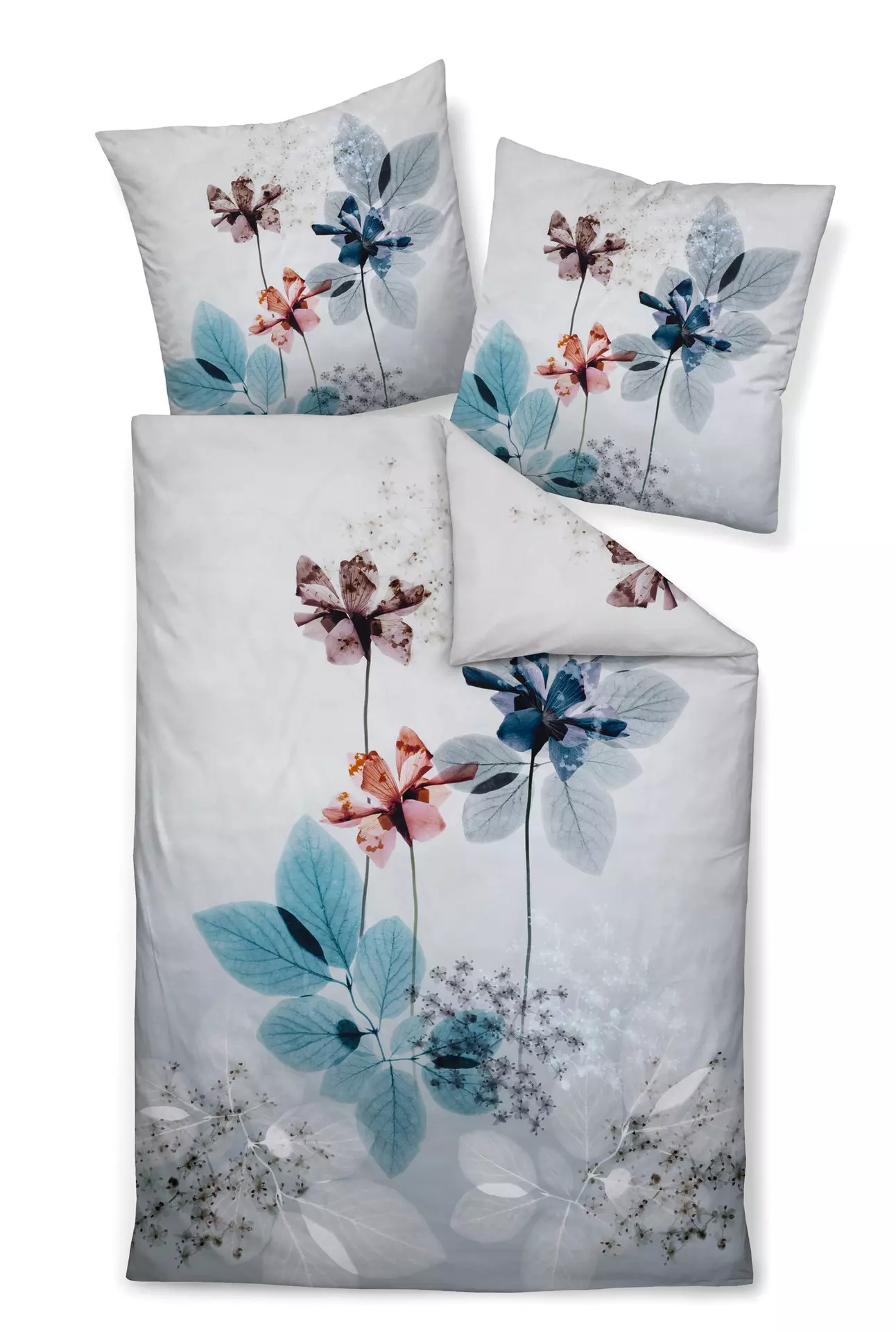 Satin-Bettwäsche modern art S Janine Textil 135 x 200 cm