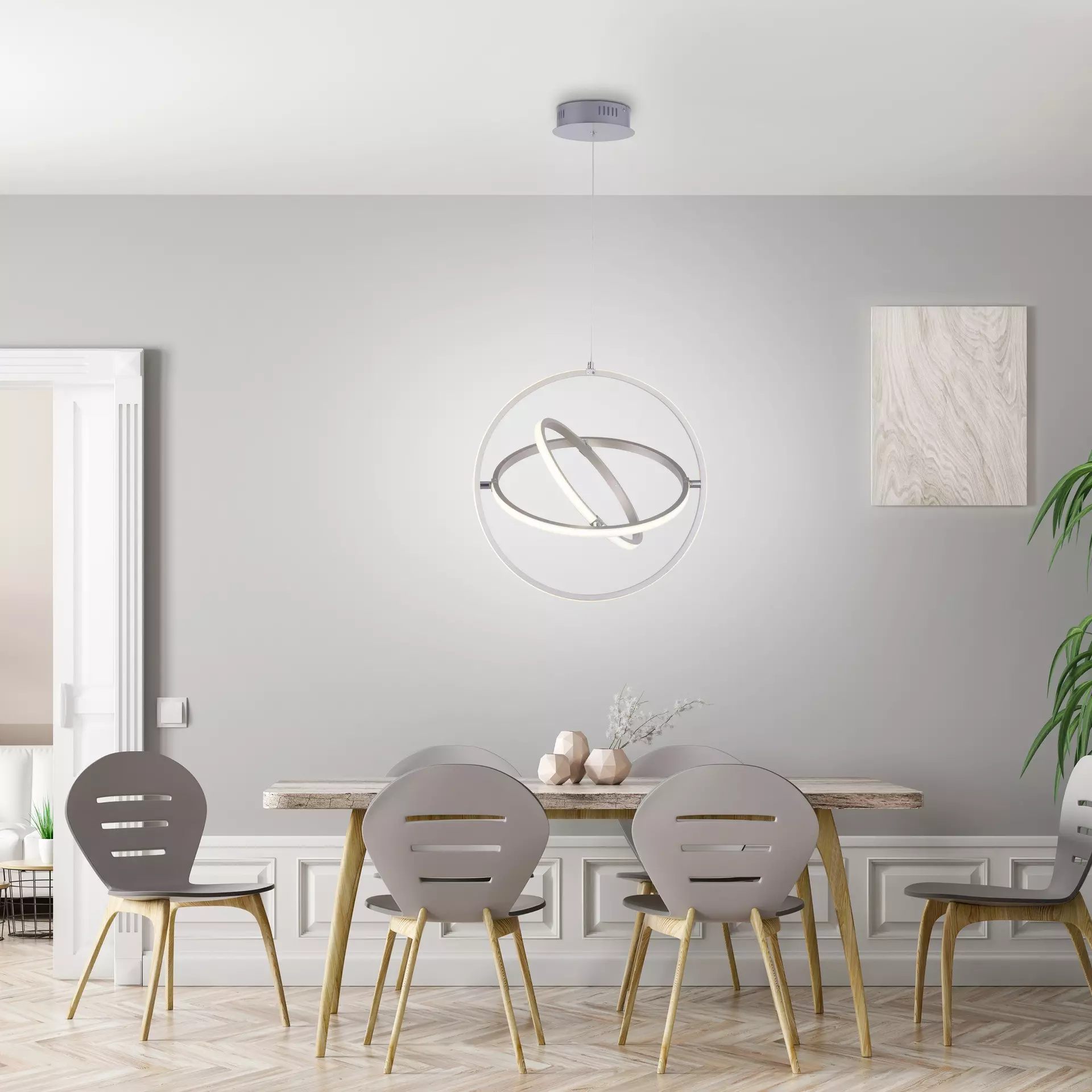 Hängeleuchte JELLA JUST LIGHT Metall 50 x 120 x 50 cm