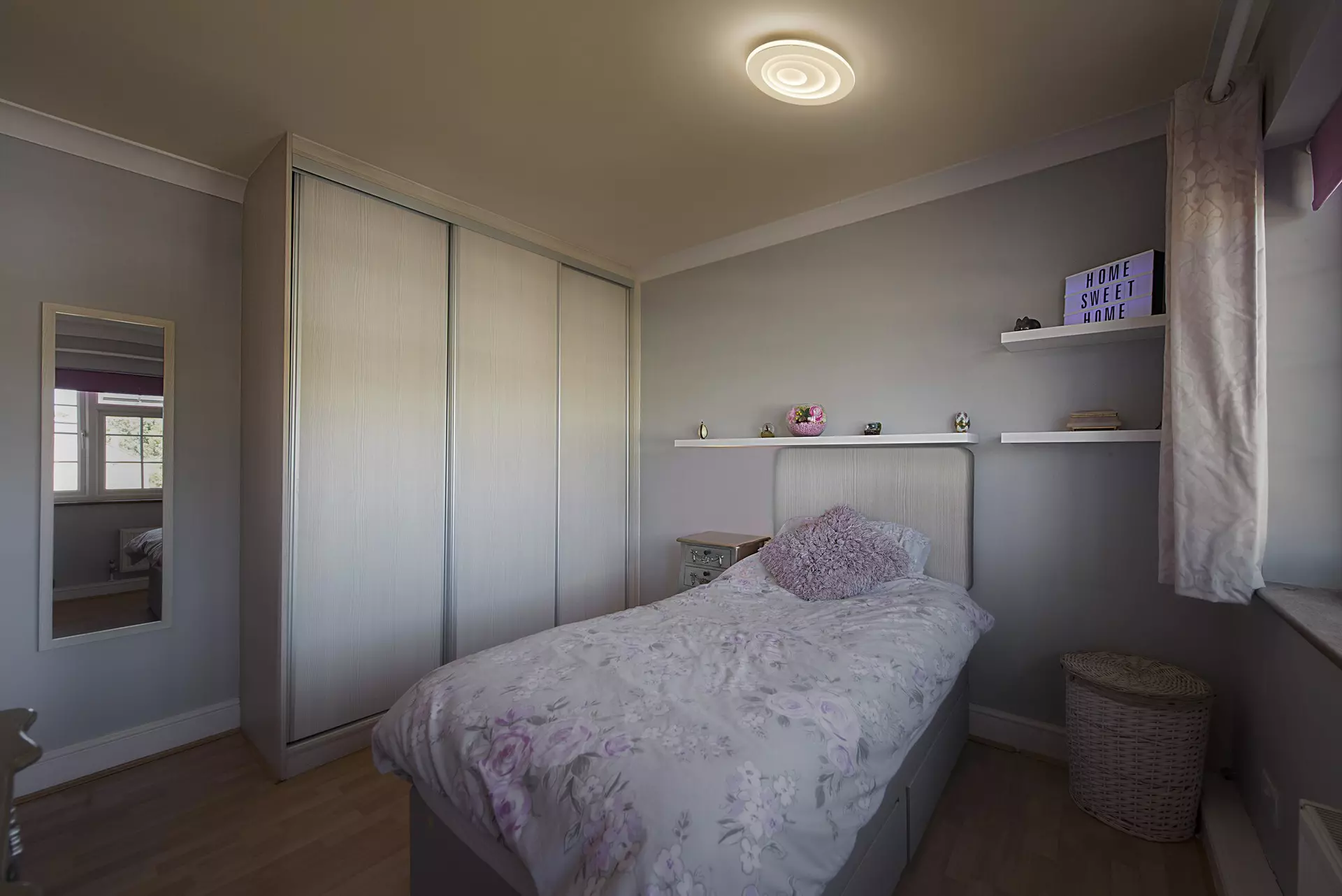 Deckenleuchte Orbis Spiral round OSRAM Metall 36 x 5 x 36 cm