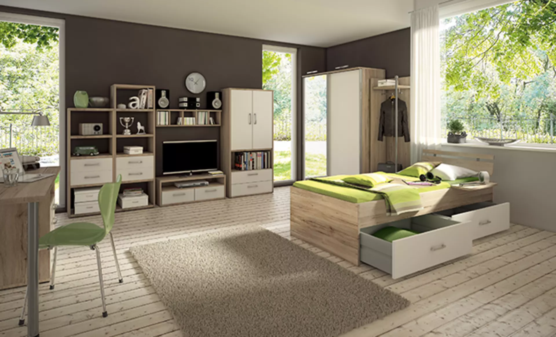 Natürliches Schlafzimmer der Marke Priess