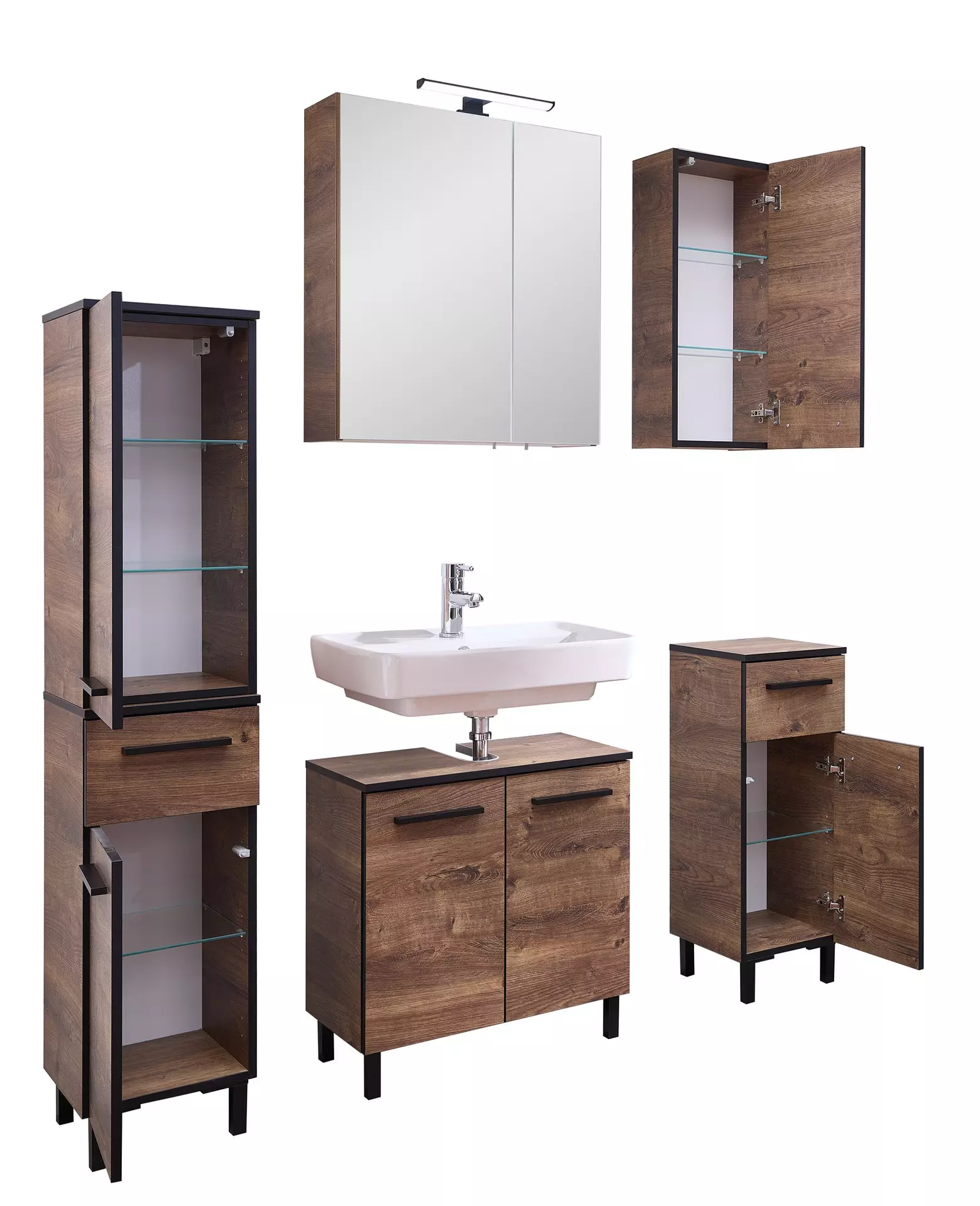 Badmöbelset Quickset 374 PELIPAL Holzwerkstoff 33 x 53 x 60 cm