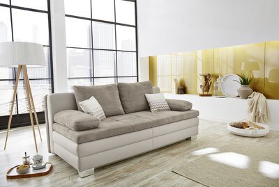 Bild von Schlafsofa Polyester beige CELECT