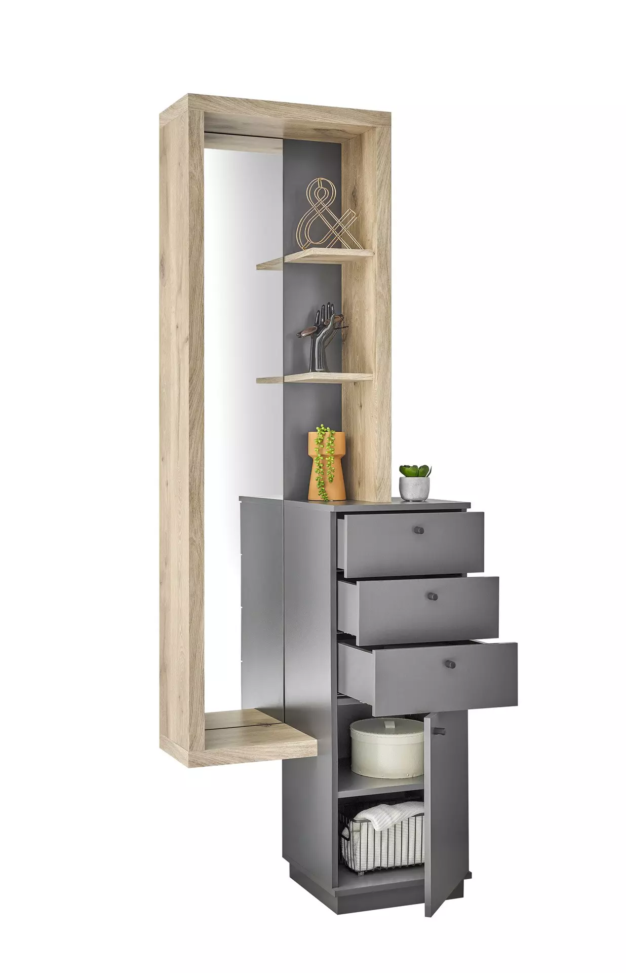 Garderobe FRAME inDoor Holzwerkstoff 35 x 200 x 72 cm