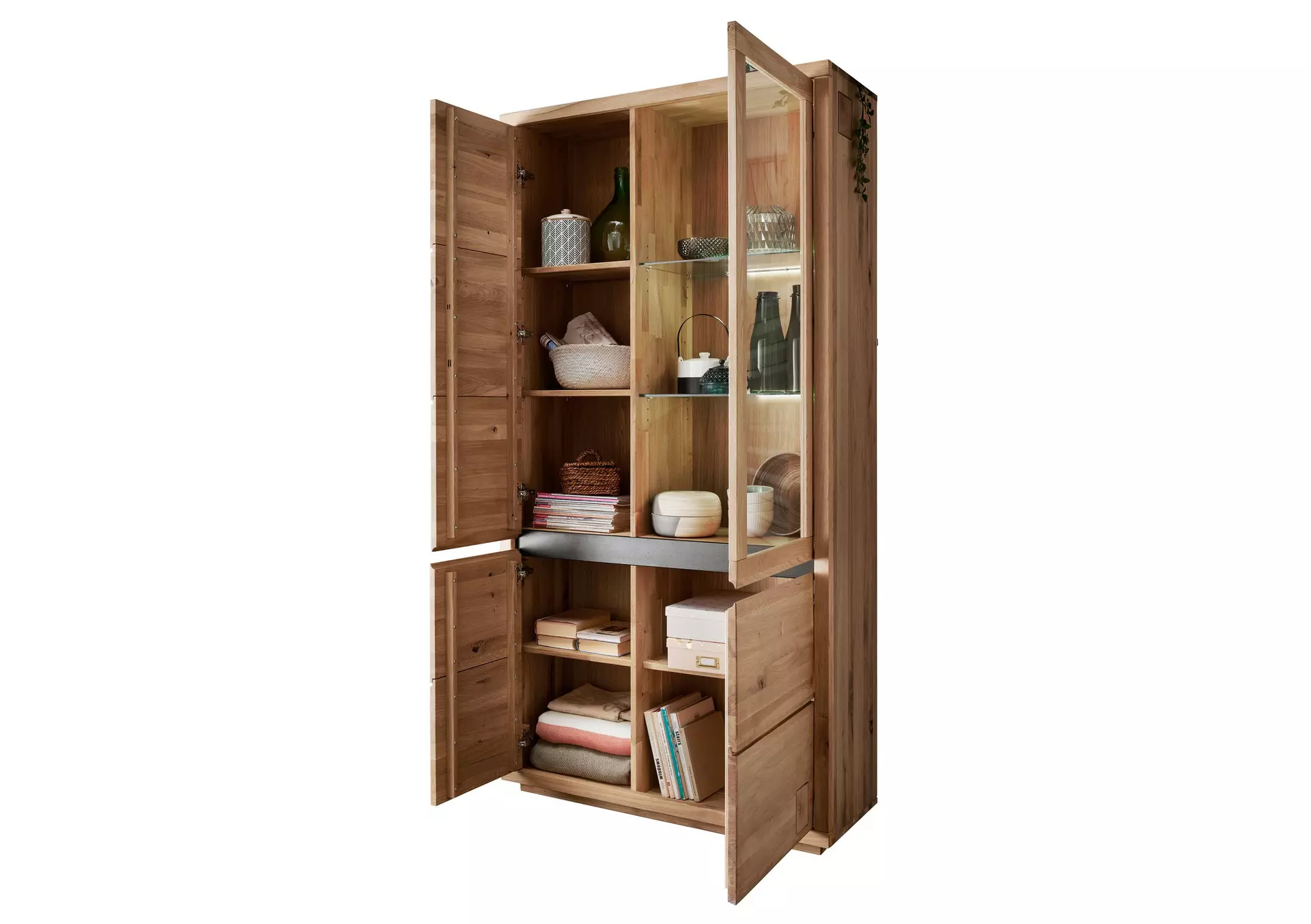 Vitrine WZ-0159 GK Möbel Holz 40 x 205 x 103 cm