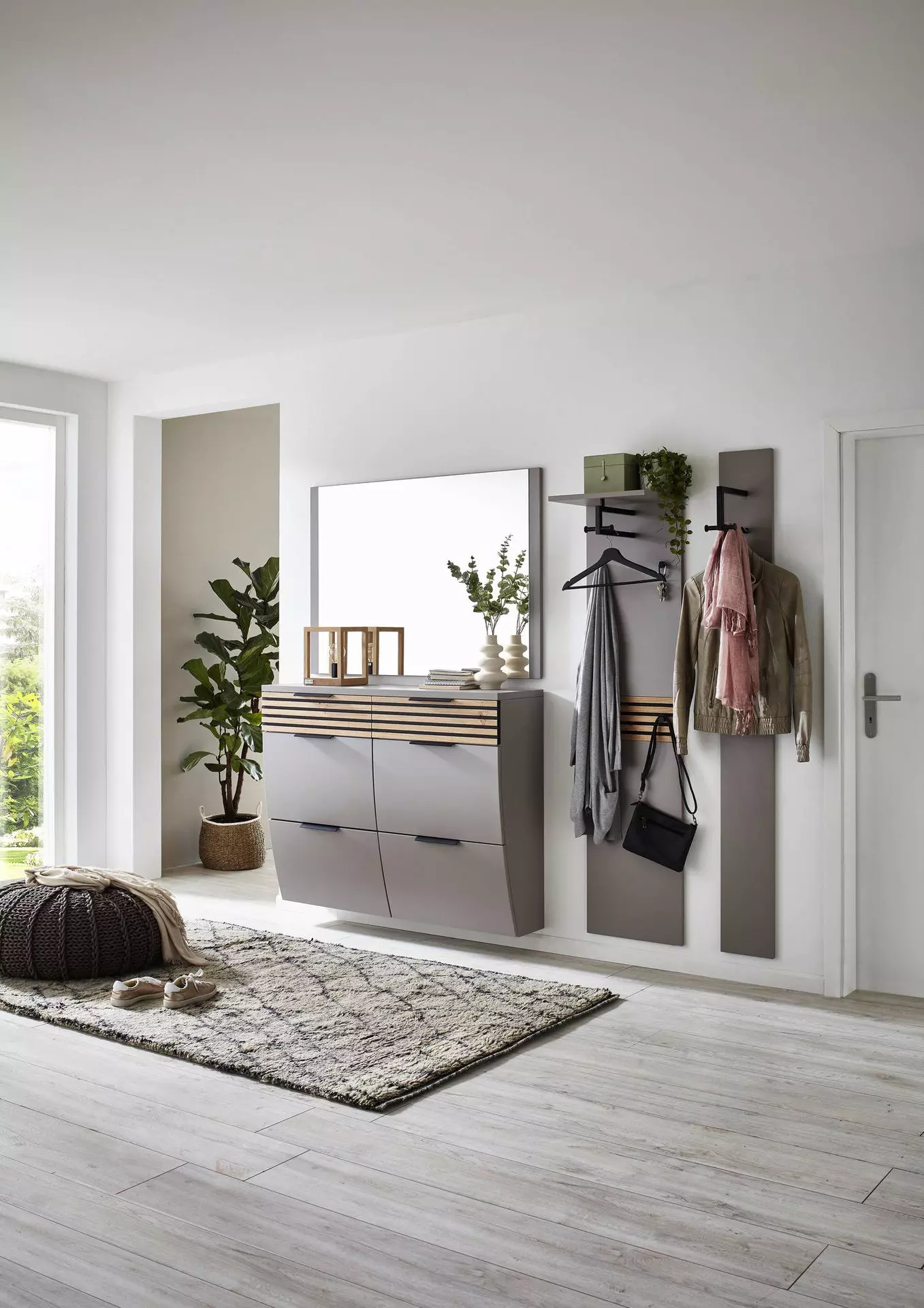 Garderobenpaneel SWING STRIPES MONDO MONDO Holzwerkstoff 32 x 184 x 40 cm