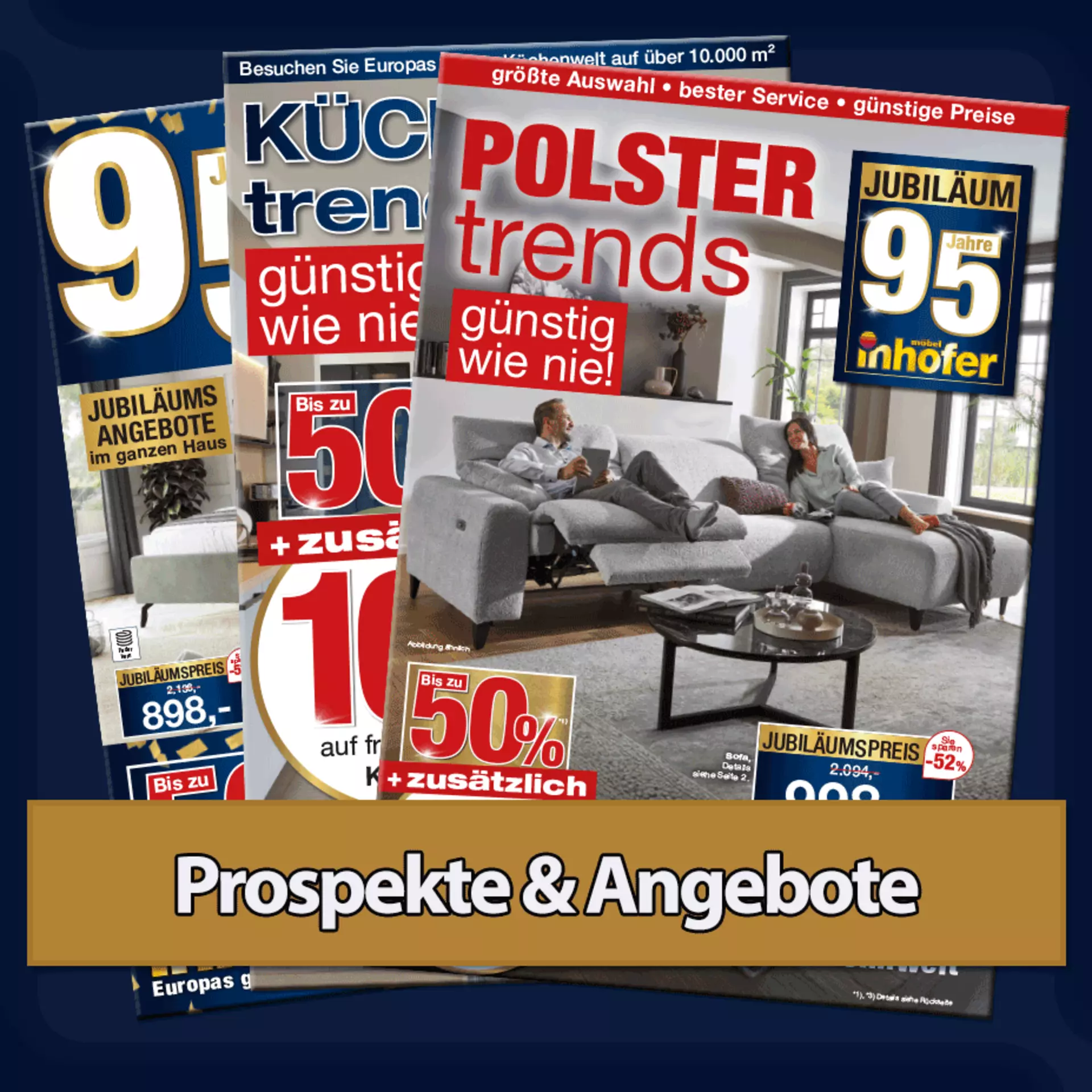 Jetzt klicken und die aktuellen Möbel Inhofer Prospekte online durchblättern