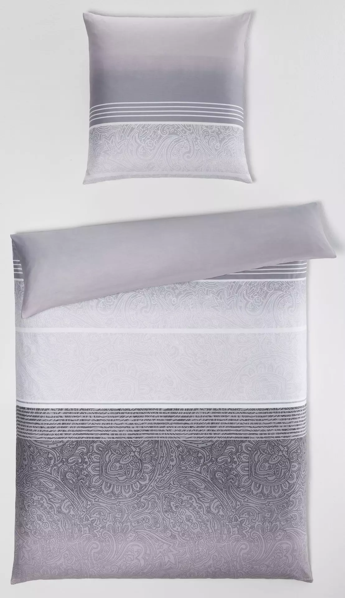 Satin-Bettwäsche Alexis Paisley Casa Nova Textil 155 x 220 cm