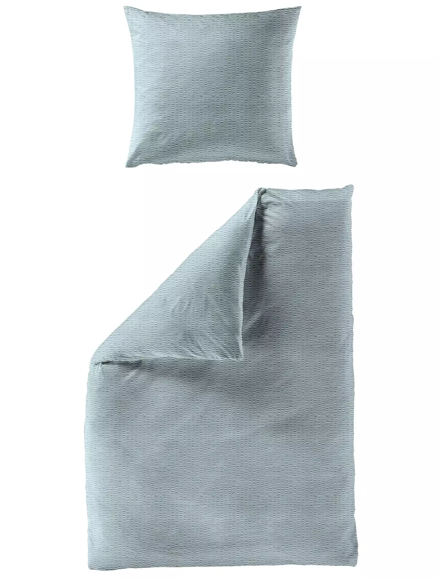 Seersucker-Bettwäsche Selima MONDO Textil 135 x 200 cm