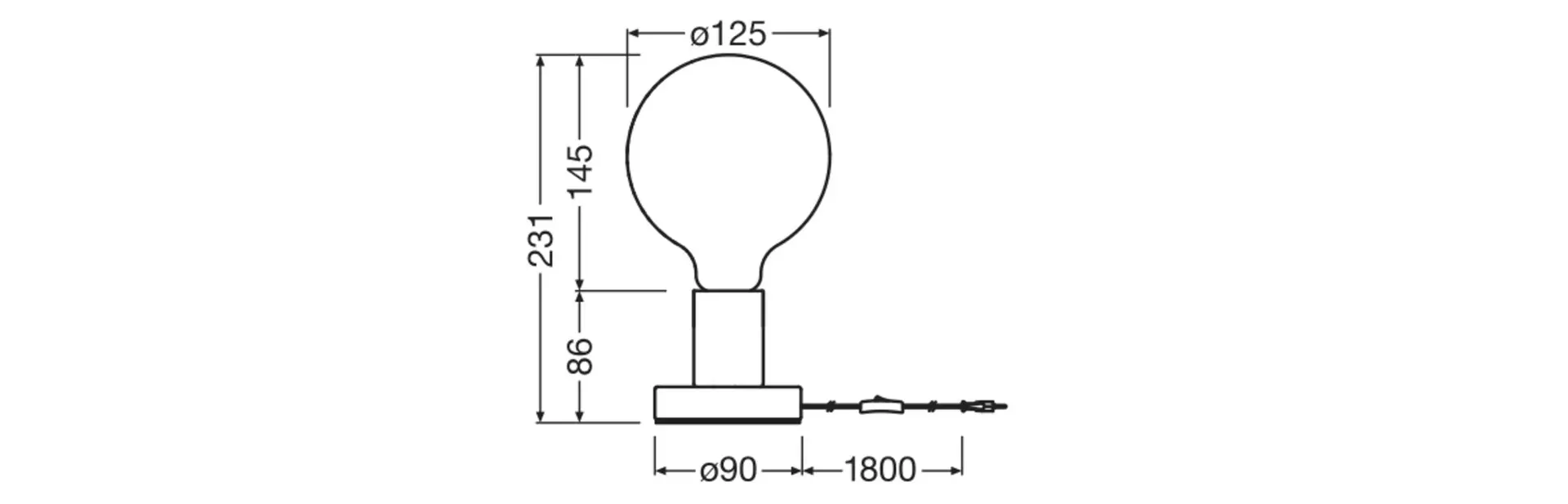 Tischleuchte CONTROLLER OSRAM Metall 