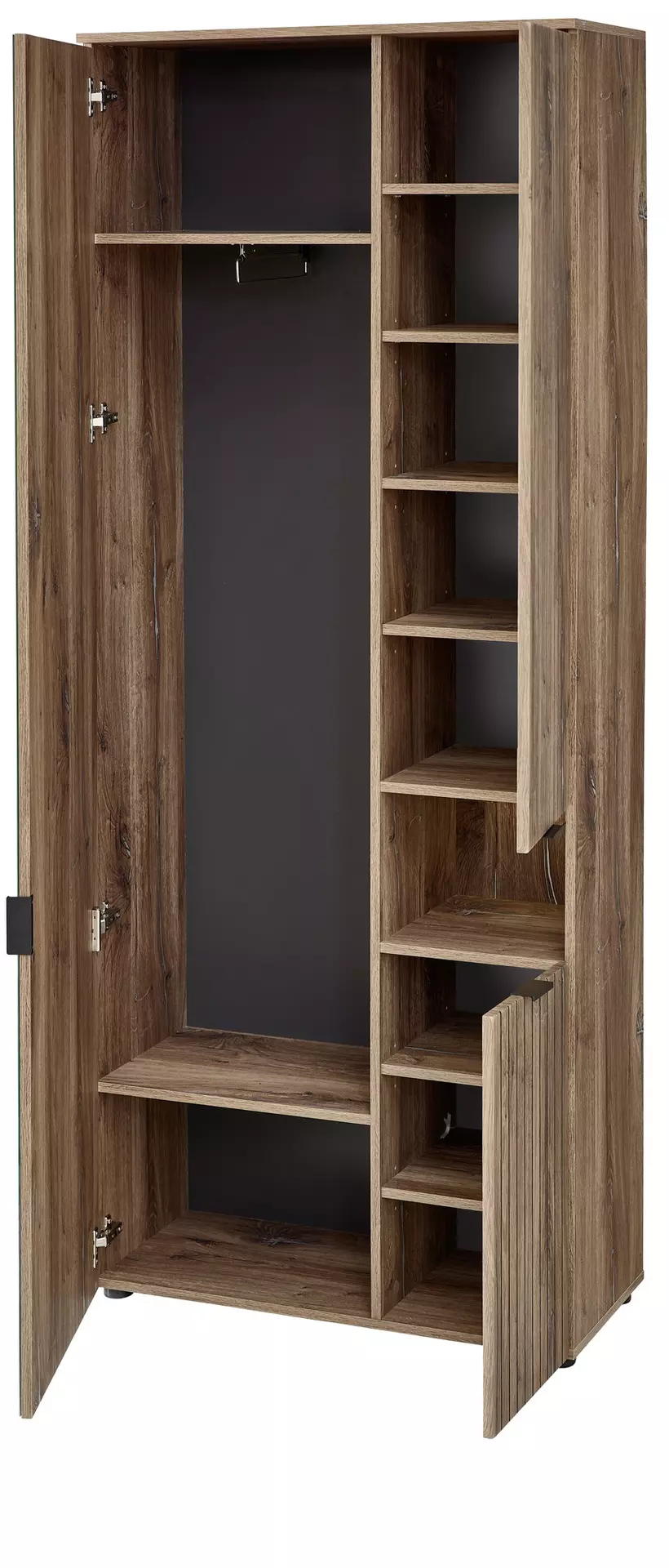 Garderobenschrank LINEA inDoor Holzwerkstoff 38 x 204 x 82 cm