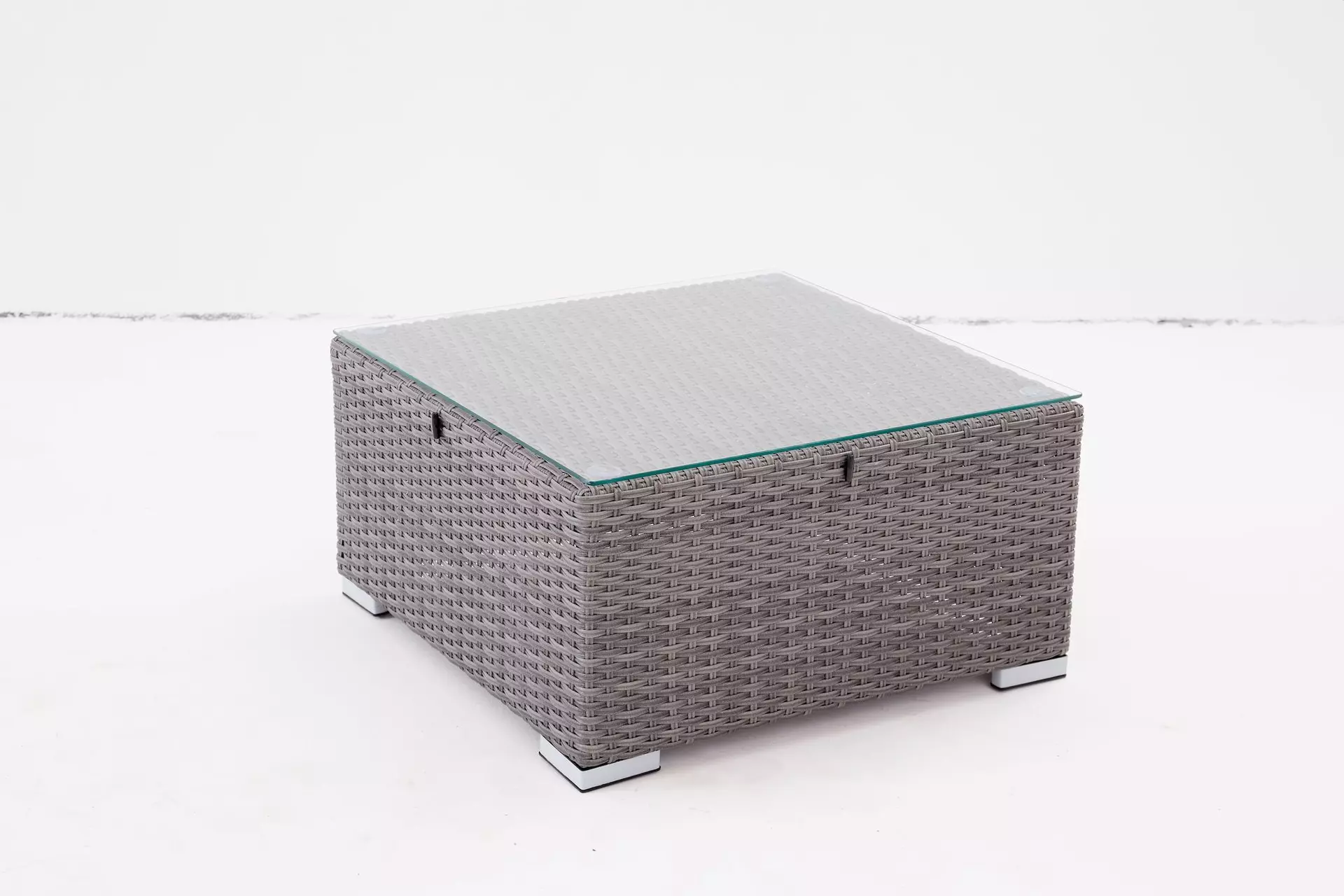 Loungehocker RUEGEN Outdoor Metall 66 x 44 x 66 cm