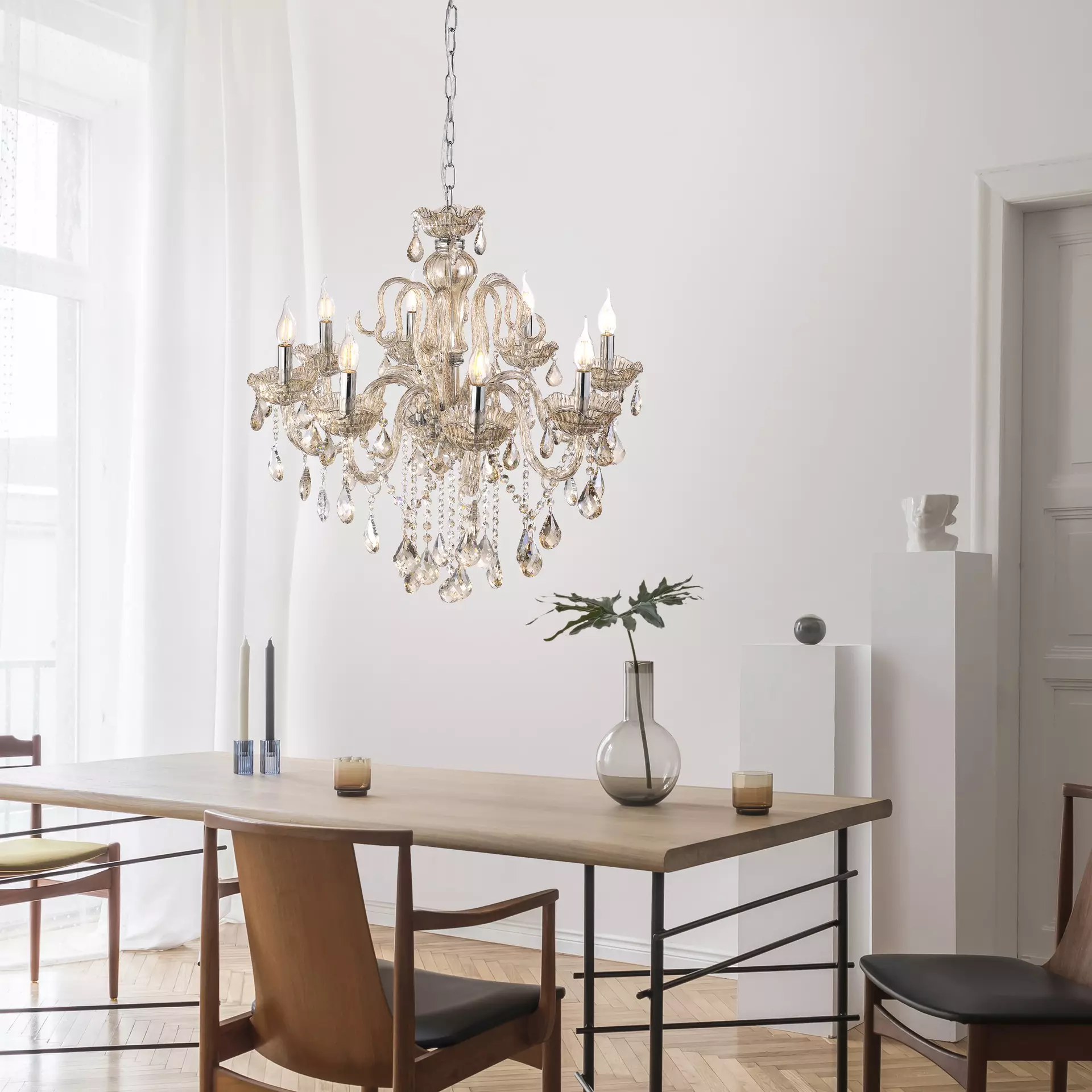 Kronleuchter GRACIA Paul Neuhaus Metall 71 x 180 x 71 cm