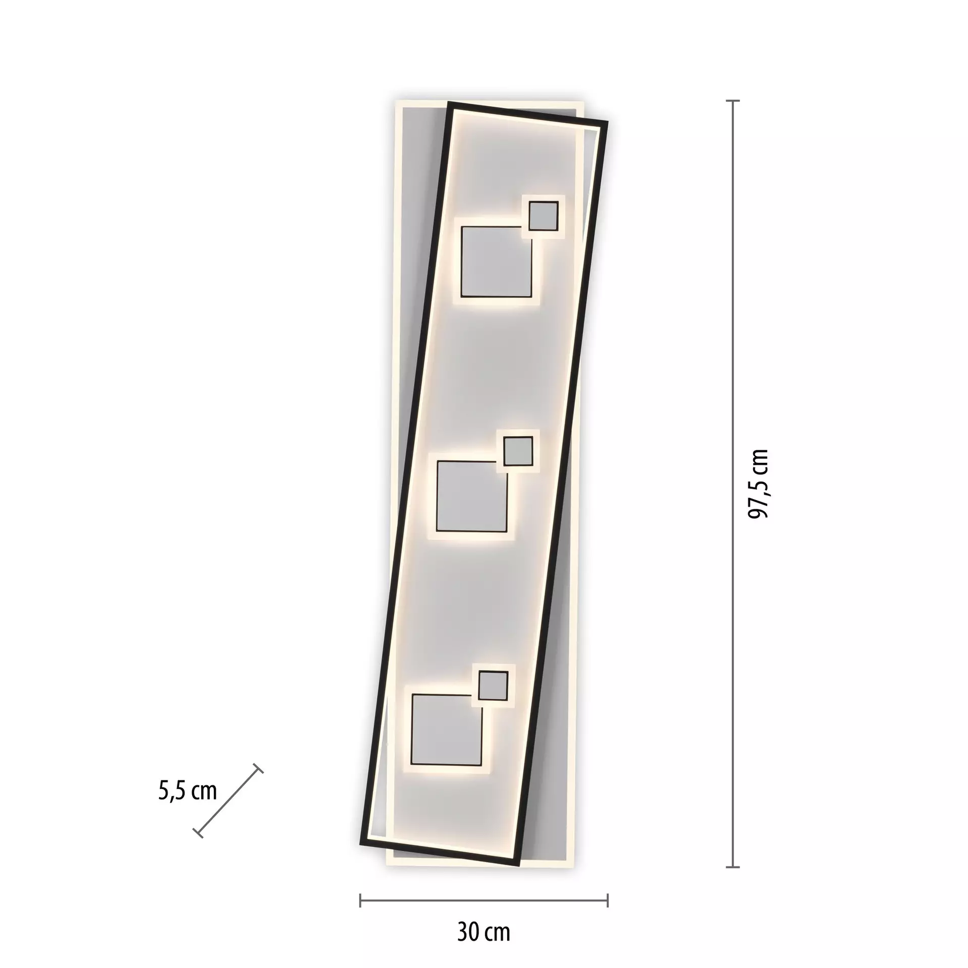 Deckenleuchte MAILAK Paul Neuhaus Metall 97 x 5 x 30 cm