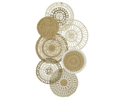 Bild von Wanddeko Naturmaterialien beige