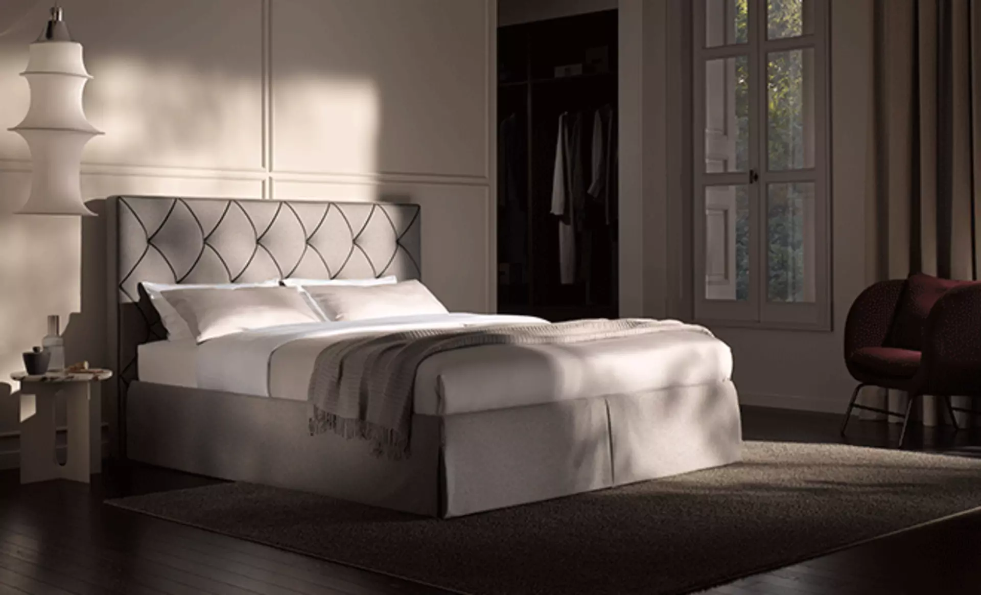 Das Designbett Origins Opal von Schramm