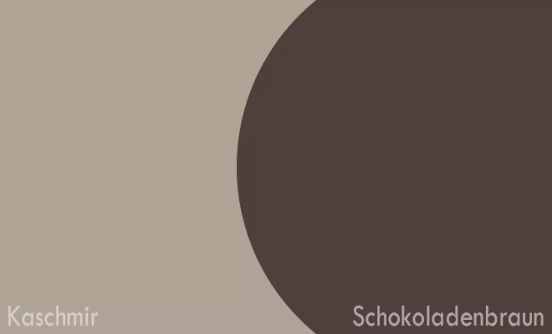 Farbschema für Japandi Style mit den Farben Kaschmir und Schokoladenbraun