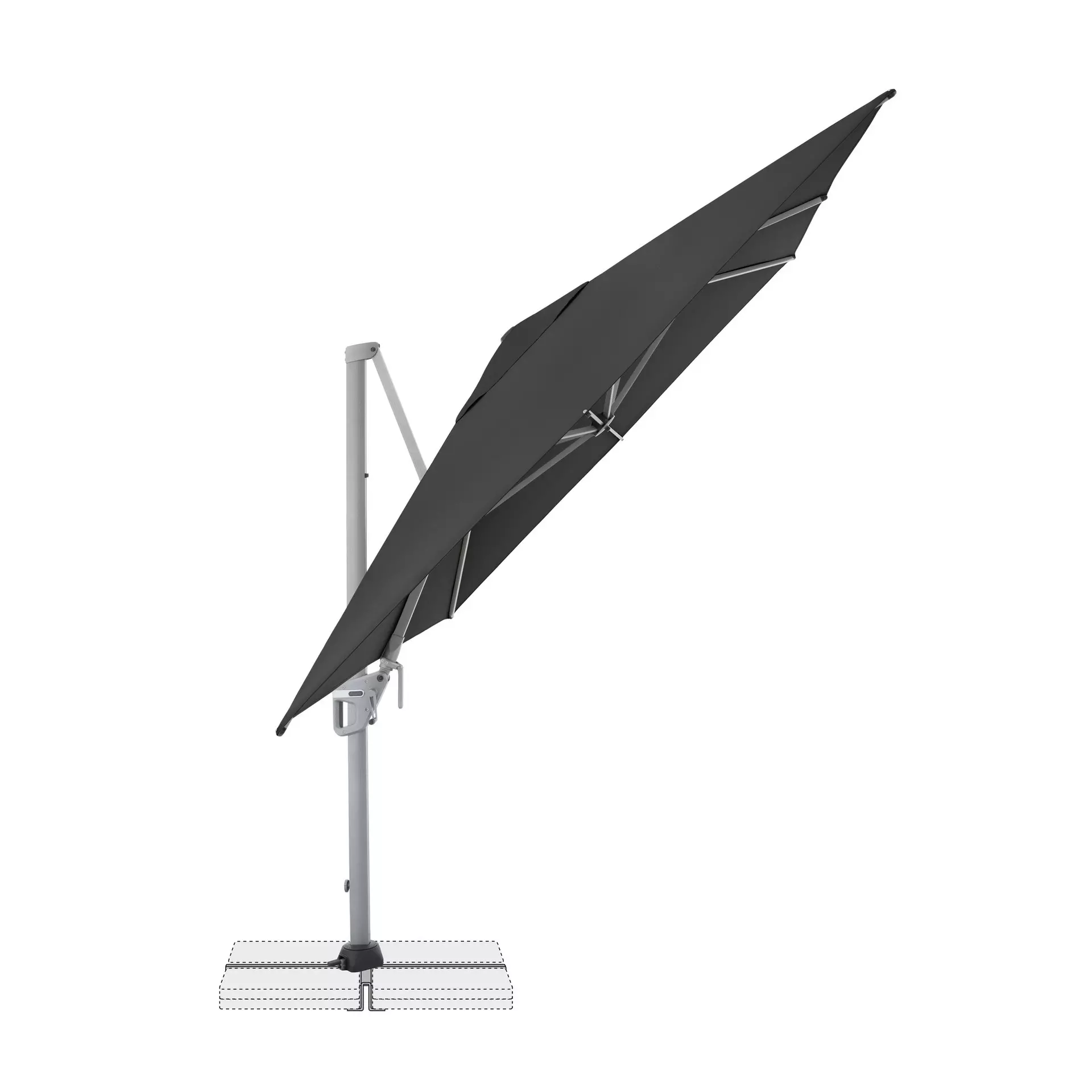 Sonnenschirm Active NEO Side Doppler Textil 350 x 265 x 260 cm