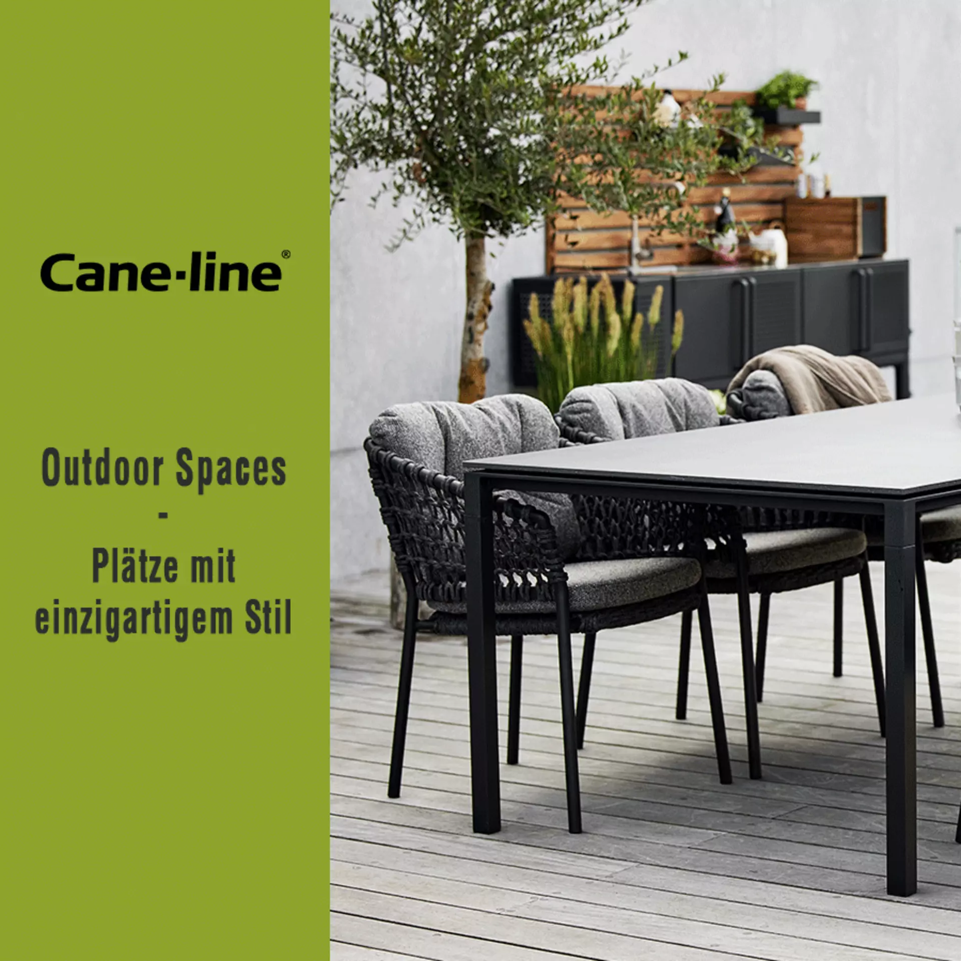 Cane-line Outdoor Spaces - Plätze mit einzigartigem Stil