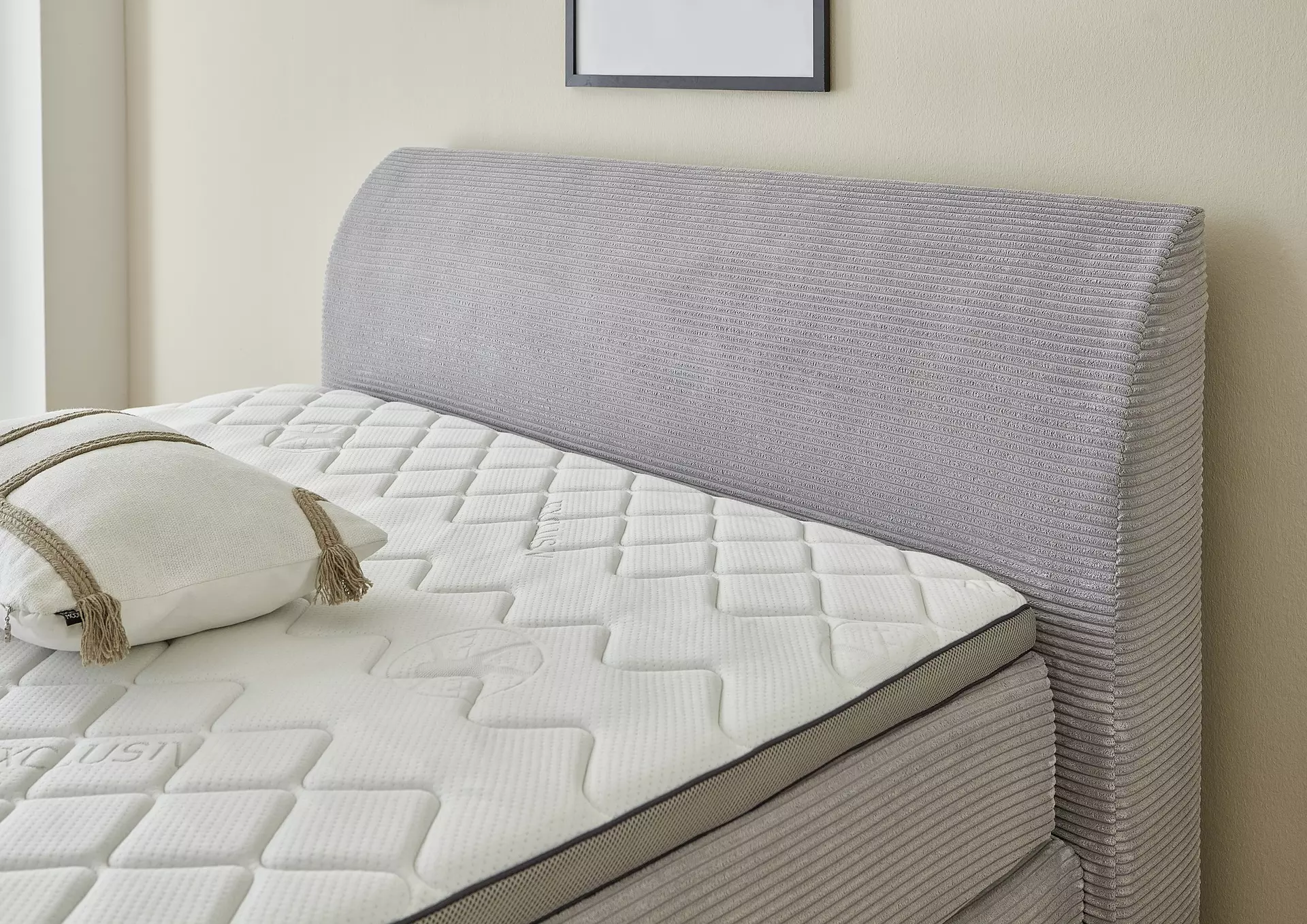 Boxspringbett BX2380 BXSet 140x200 BGS PAL Sun Garden Textil 148 x 106 x 216 cm