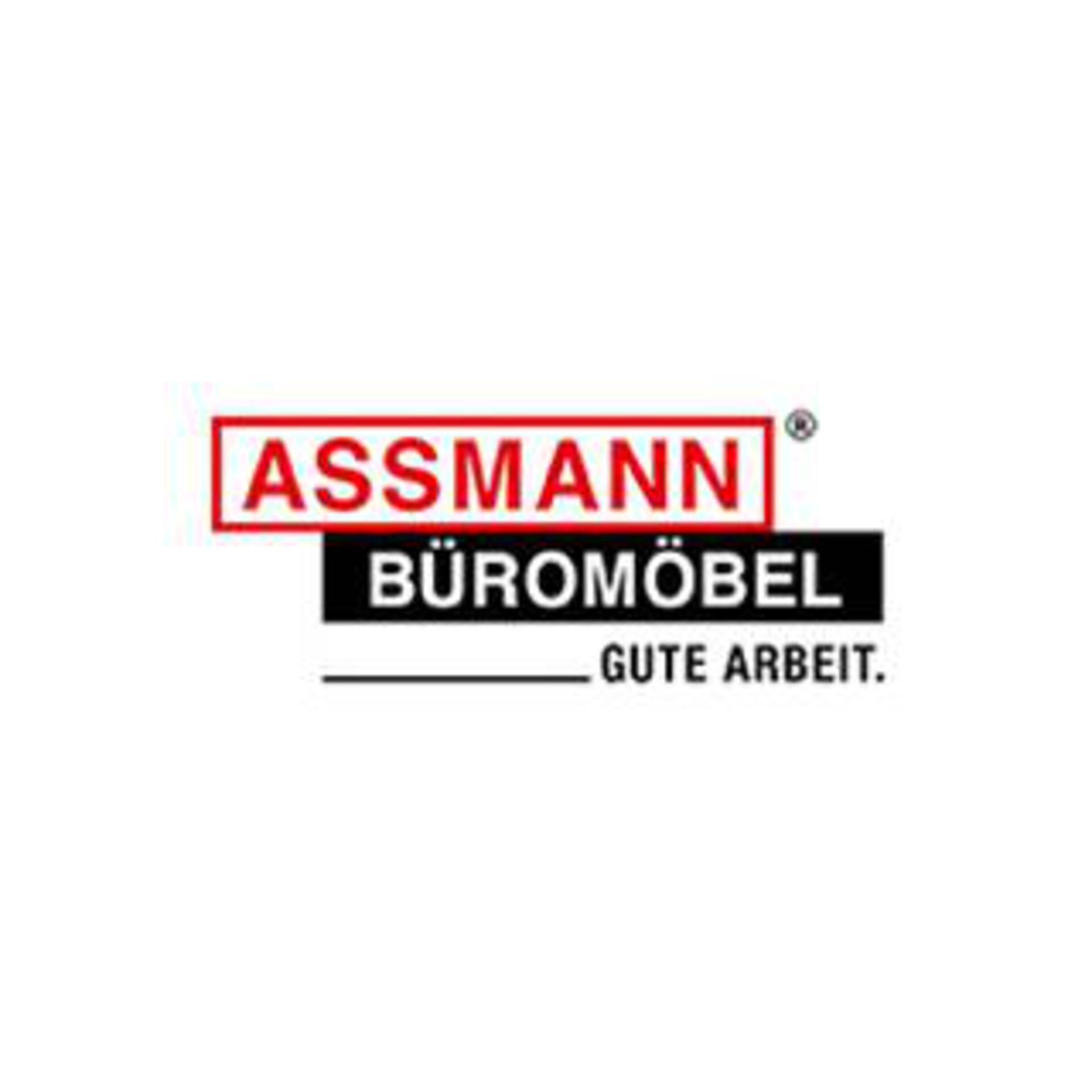 Marken-Logo "ASSMANN BÜROMÖBEL - Gute Arbeit."
