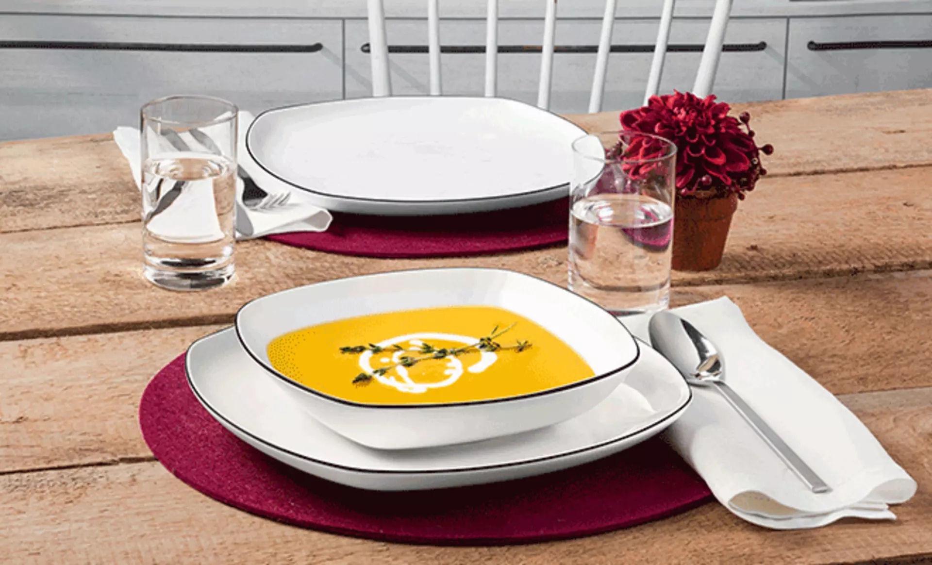 Seltmann Weiden Suppenteller mit Suppe