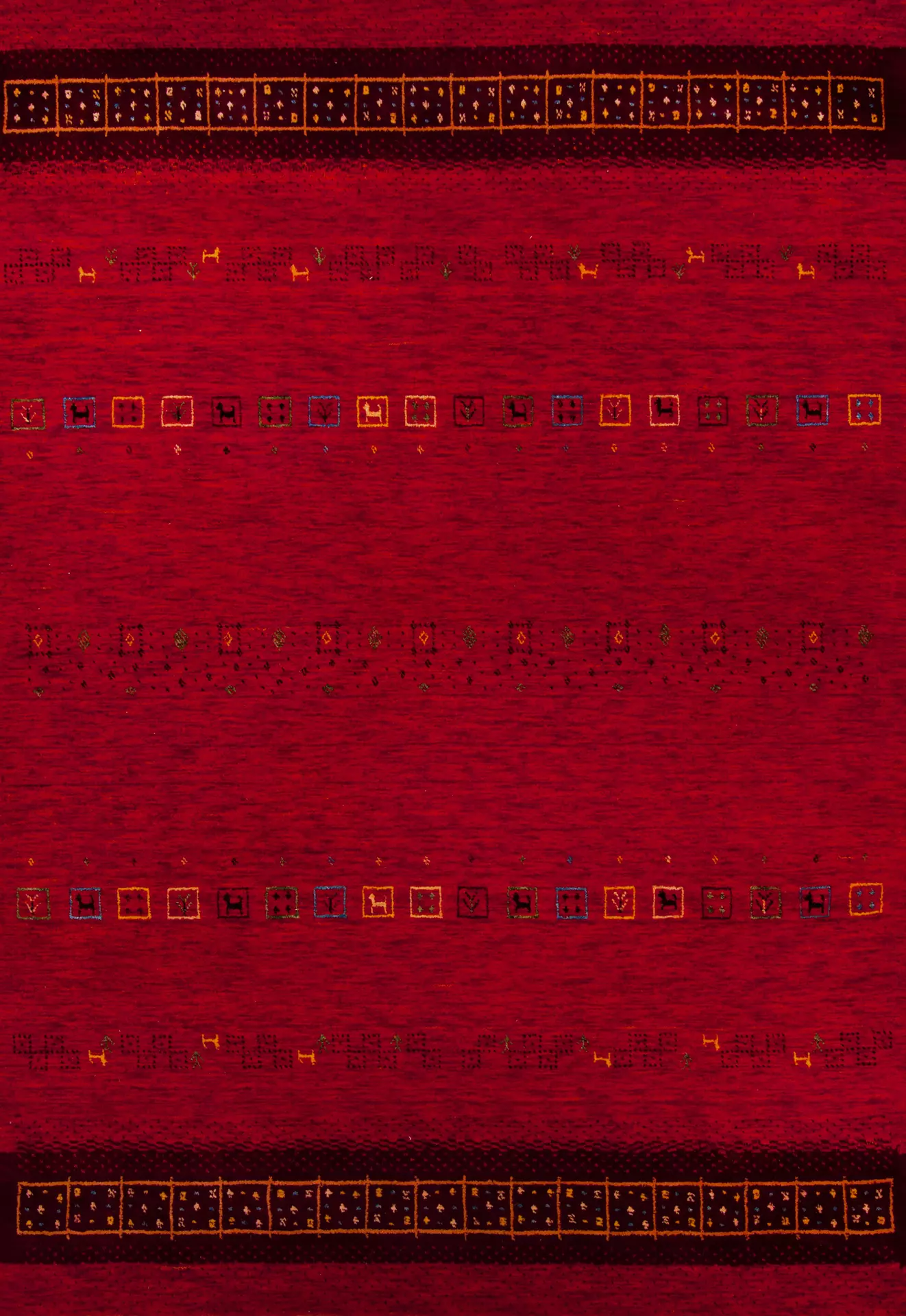 Handwebteppich Lori Dream Gold Theko Textil 90 x 1 x 160 cm