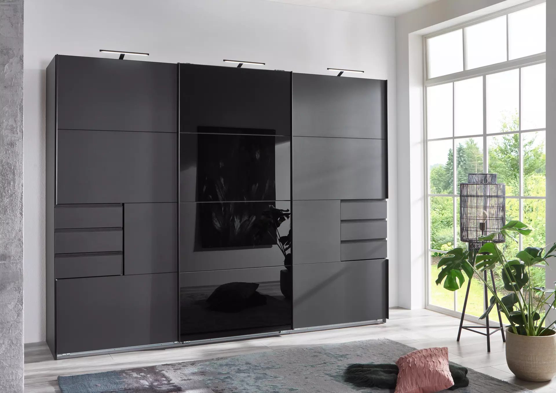 Schwebetürenschrank SAIGON Wimex Wohnbedarf Holzwerkstoff 64 x 208 x 270 cm