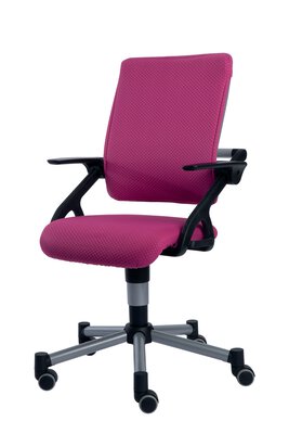 Bild von Büro-Drehstuhl TIO SITNESS PAIDI Textil lila ca. 58x97x54 cm