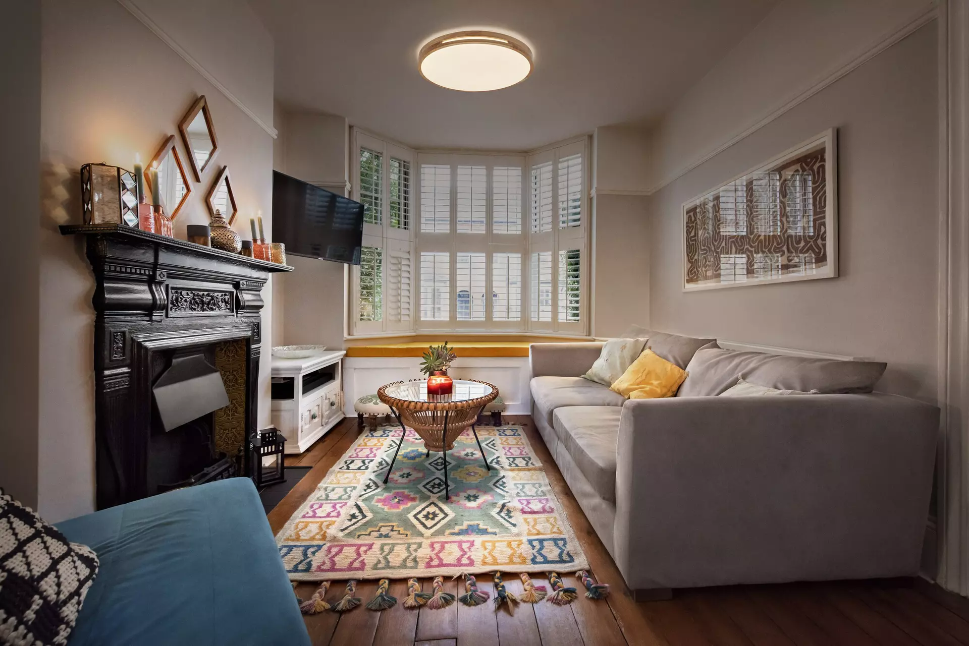 Deckenleuchte Woodburry Basic Ceiling OSRAM Metall 