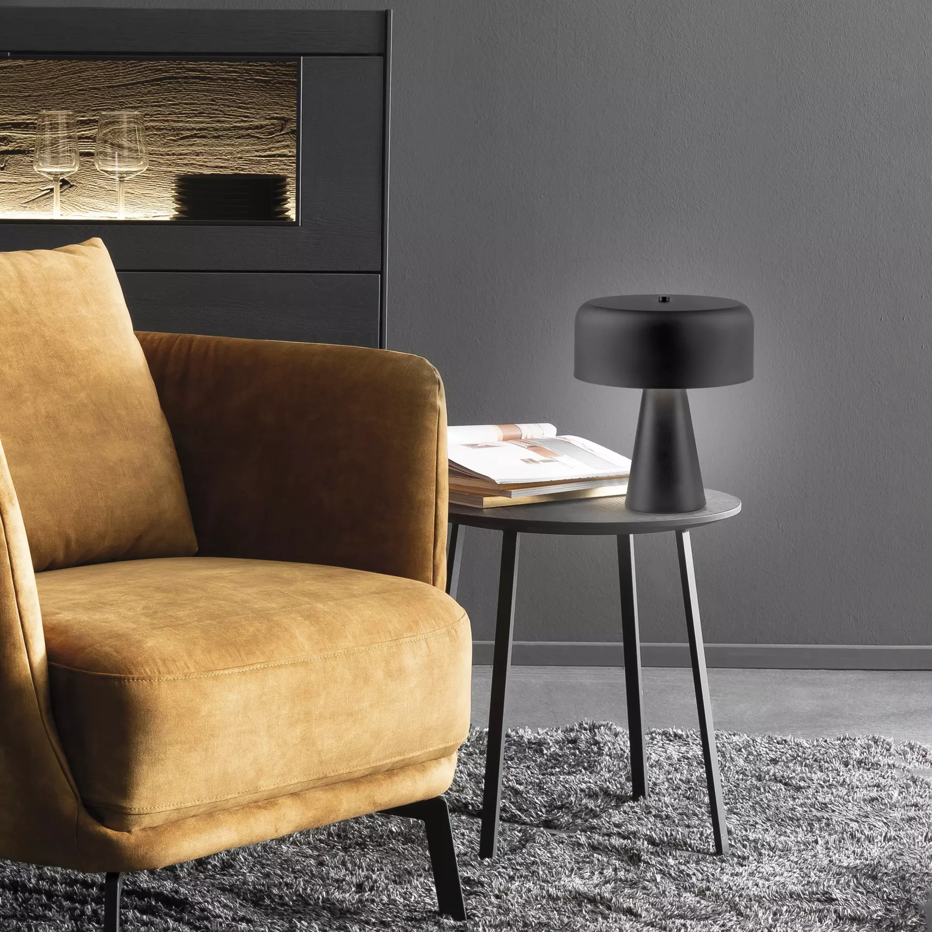 Tischleuchte SW PENTO SCHÖNER WOHNEN-Kollektion Kunststoff 26 x 34 x 26 cm