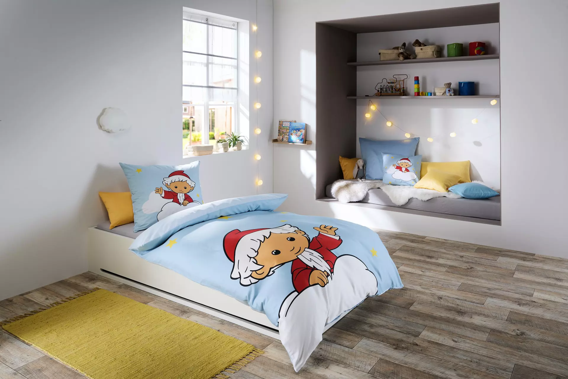 Babybettwäsche Sandmann Wolke Junior Fleuresse GmbH Textil 100 x 135 cm