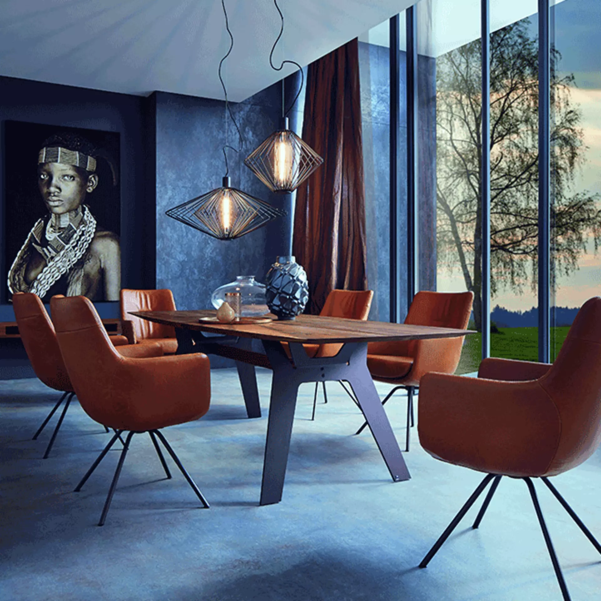 Esszimmer-Beleuchtung als Designelement