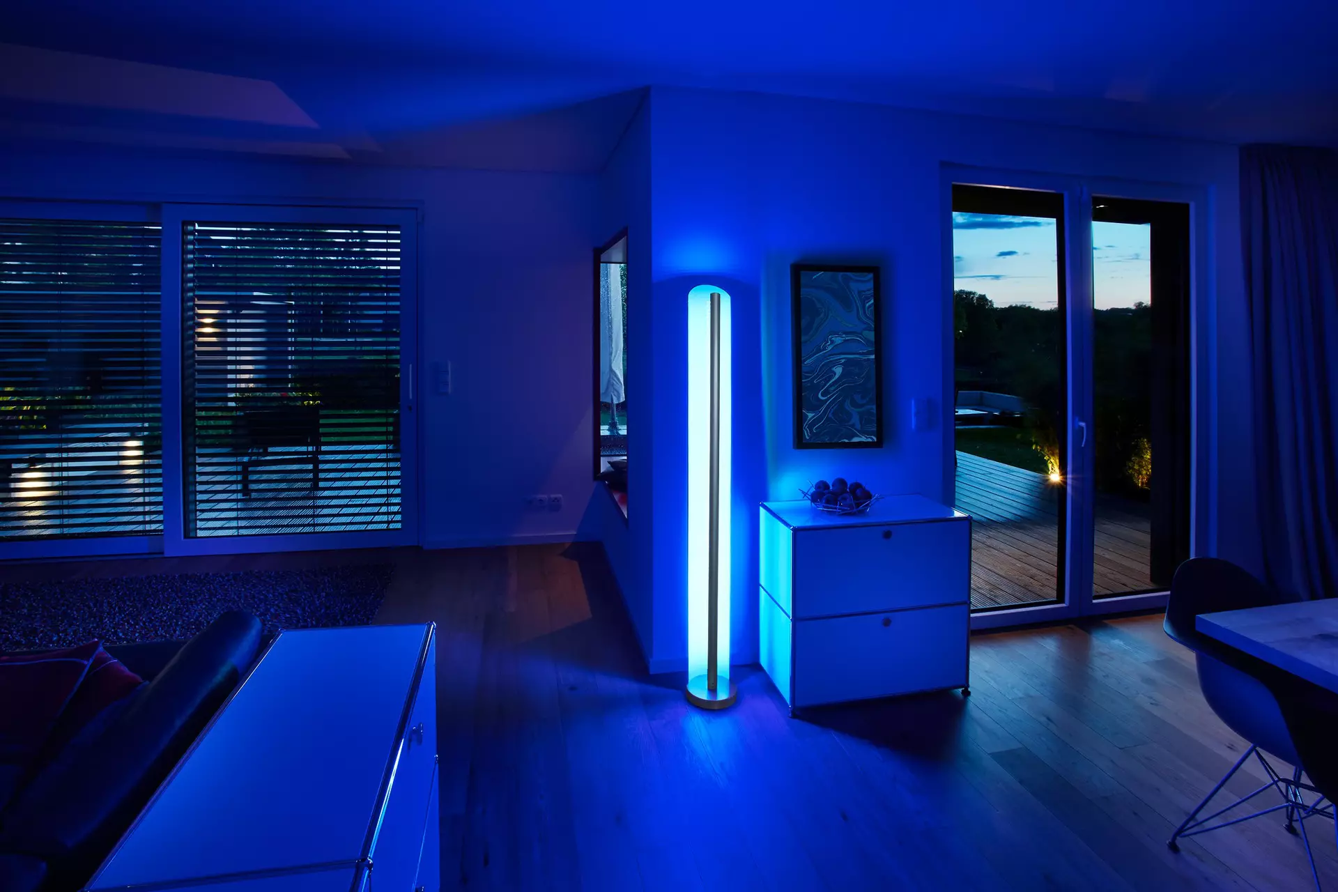 Stehleuchte Obelisk HELL Metall 20 x 170 x 20 cm