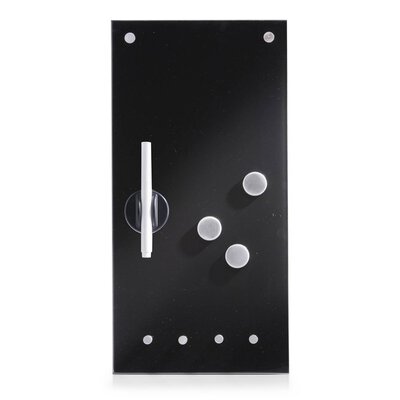Bild von Memoboard Glas schwarz