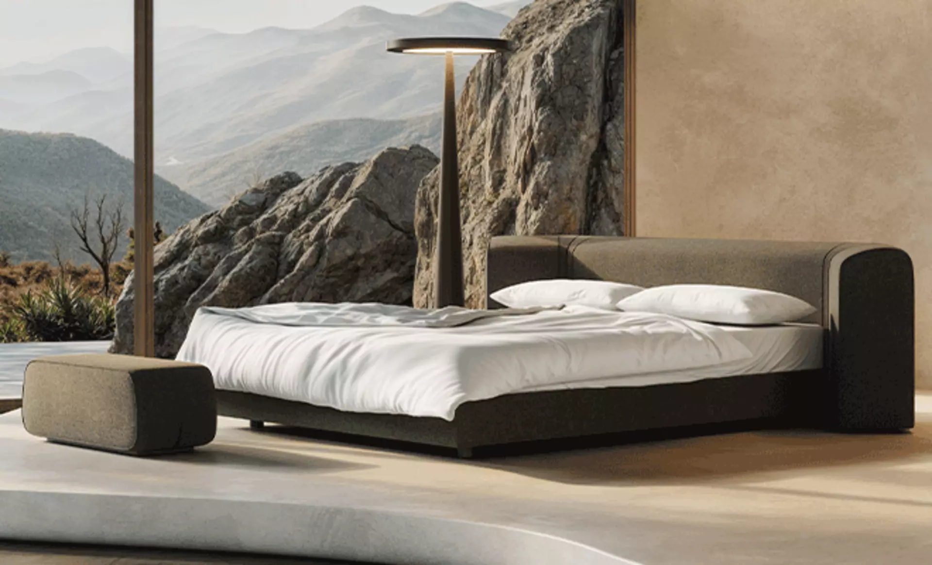 Designbetten und Schlafsysteme der Luxusmarke Schramm bei interni by inhofer